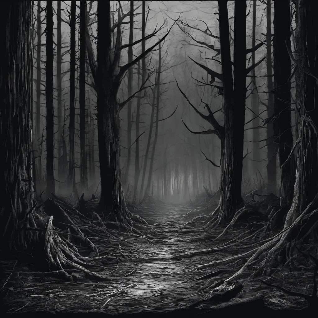 wooded area