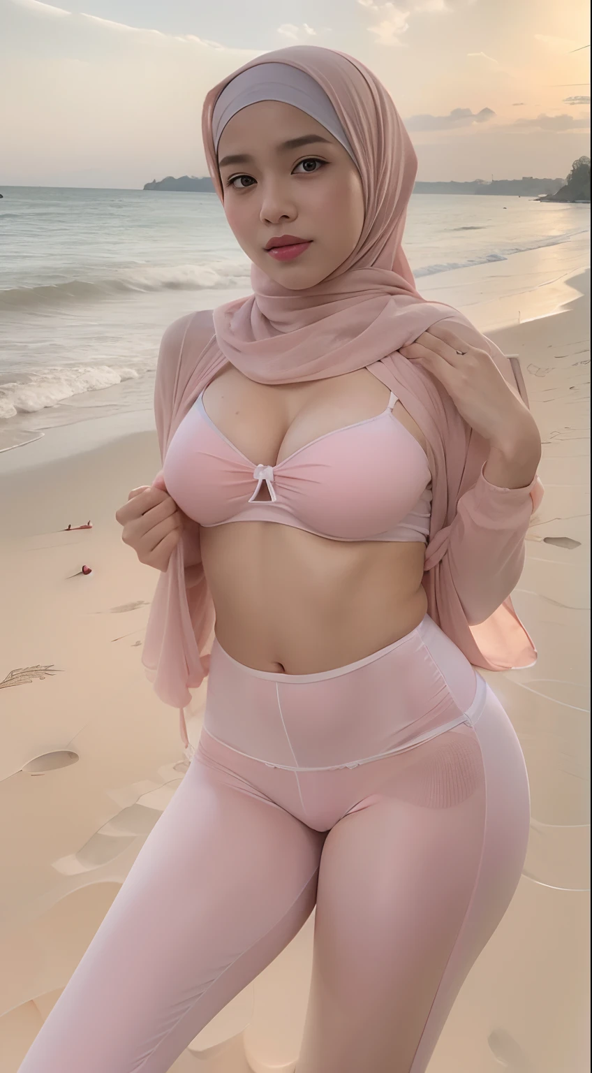(RAW photo: 1.2), top quality, beautiful detailed Malay teen, 2 Malay teen girl, sexy red lingerie and panties, lustful face, hijab, crawling on all fours, highly detailed eyes and face, beautiful detailed eyes, huge file size, high resolution, 8k wallpaper, fine detail, highly detailed ticker uniform 8k wallpaper, light on face, movie lighting, 18 year old girl, sexy pose, (photorealism: 1.4), illustration, Super Detail