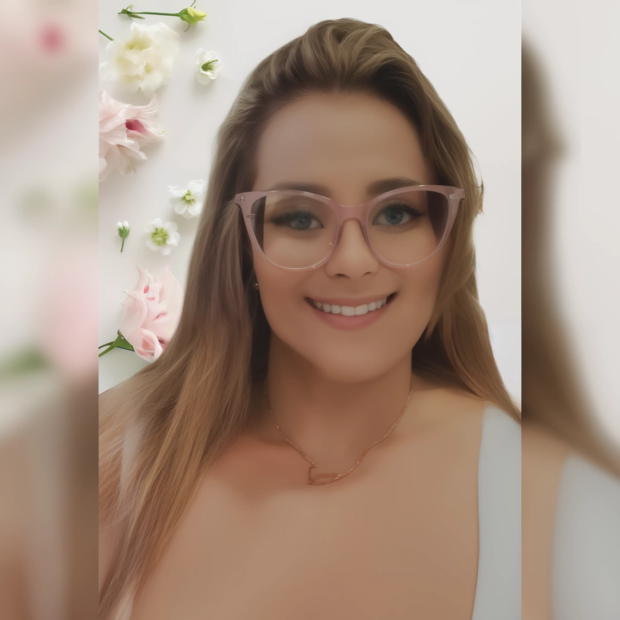 blonde woman in pink shirt and glasses standing on patio with plate of food, Caroline Gariba, andrea rocha, Andorinha Toron, fernanda suarez, Directed by: Nandor Soldier, imagem de perfil, Temporary image of Giorgia Meloni, Cottagecore!! corpo fitness, Lorena Avarez, by Gina Pellón, Malika Favre