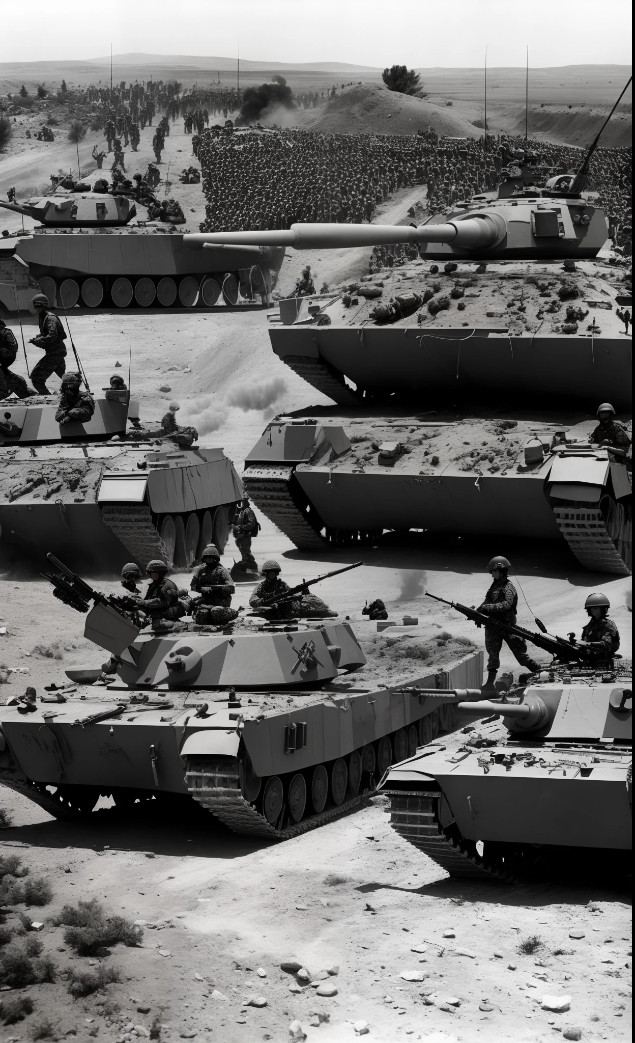 Egyptian army being defeated by isreal in 1970