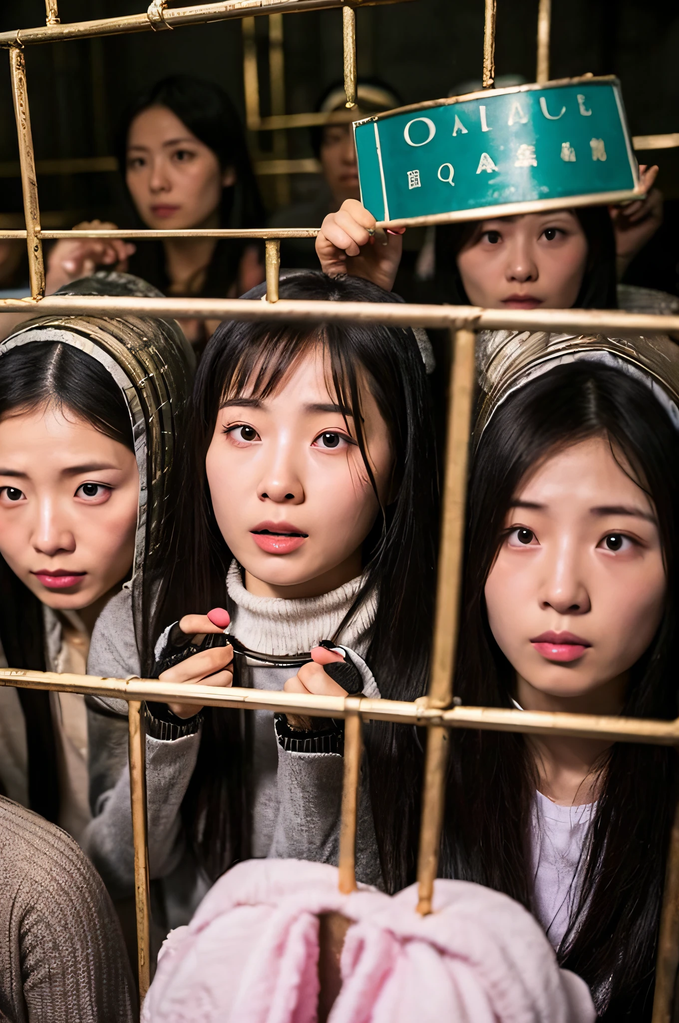 a group of chinese women held captive