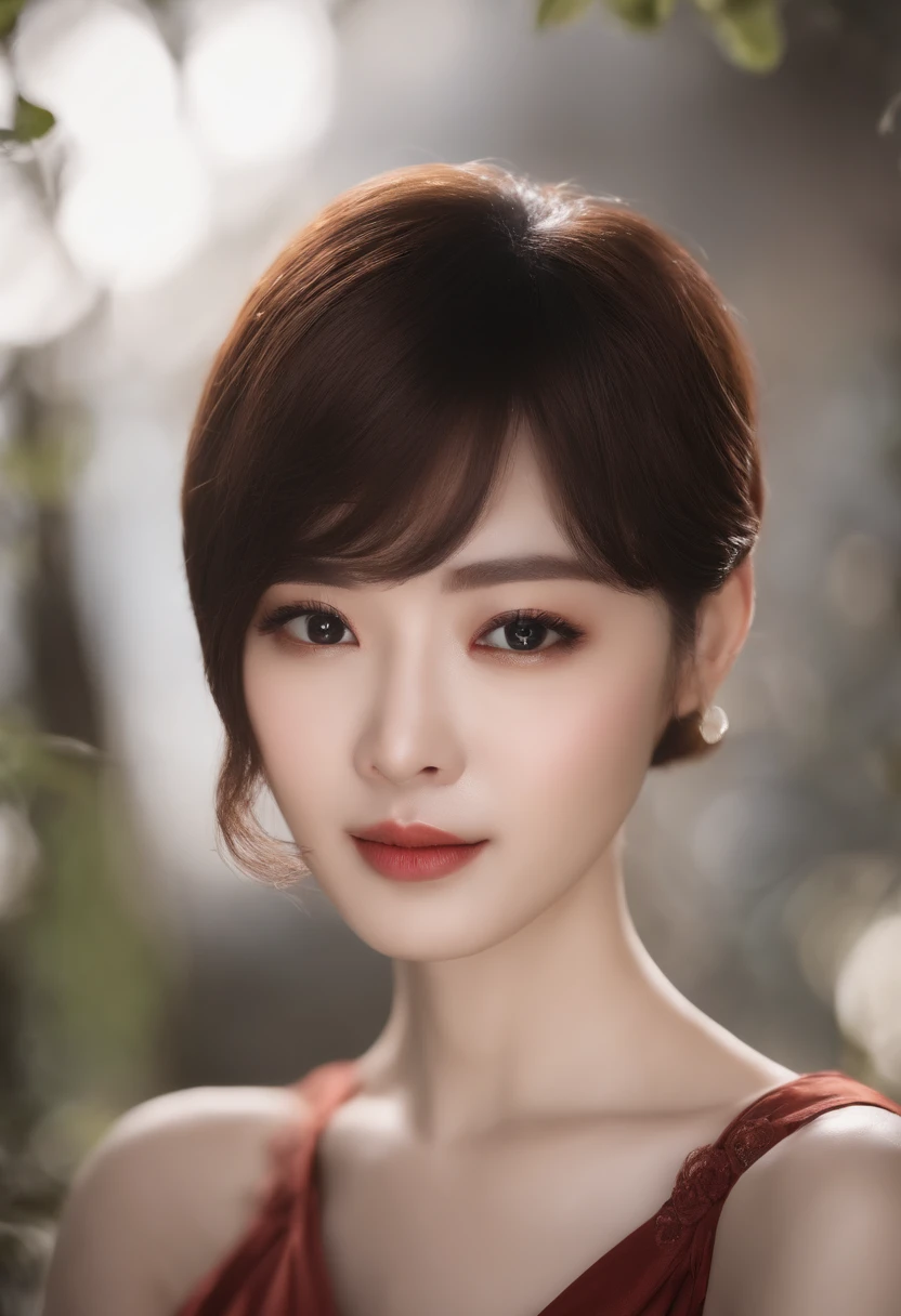 female pervert,short detailed hair,with a round face,largeeyes,Slightly fat,Asians