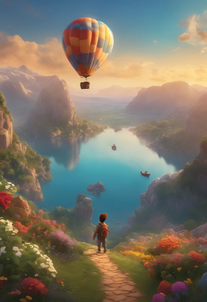 "(best quality,4k,highres),Pixar-like illustration,adorable detailed boy,fun and vibrant character,talented and determined leader,playful and energetic,into adventures and challenges,colorful scenery and backgrounds,fantastic storytelling,creative imagination,expressive facial expressions,unique and memorable,studio lighting,magical atmosphere,vibrant colors and textures,whimsical and surreal elements,comic book style,animated and dynamic poses,highly detailed environments,immersive and captivating,attention to small details,emotional storytelling,heartwarming moments,friendship and teamwork,engaging and relatable narrative,exciting and unexpected plot twists,eye-catching and visually stunning,playful animations and special effects,uplifting and inspiring,memorable and lasting impression"[PTG].