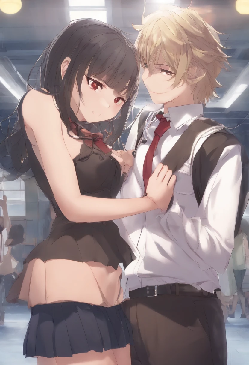 a high school anime girl getting fuck in the pussy
