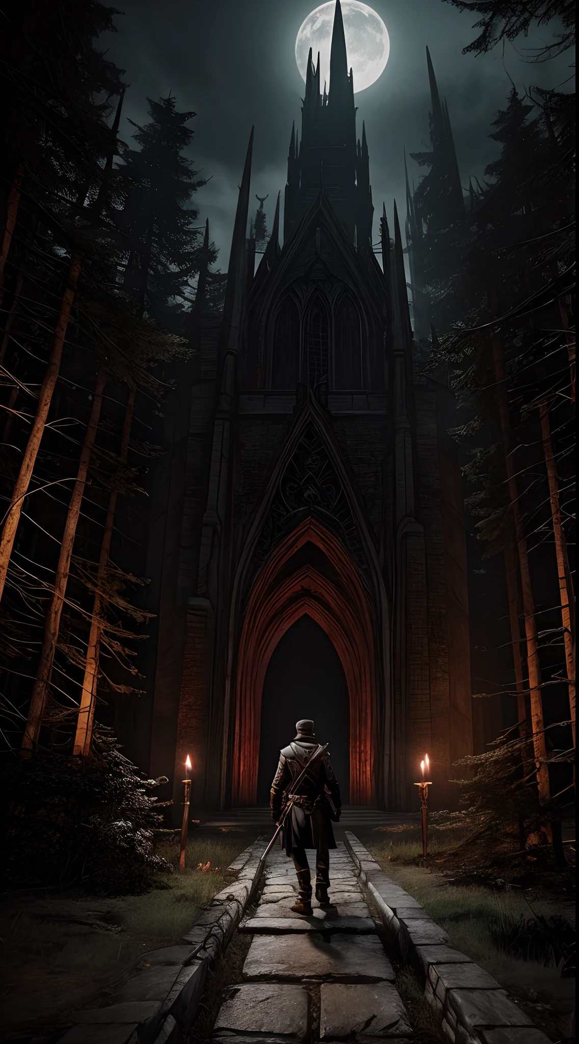 Explore the hunter’s journey to discover the vampire lord’s hidden lair. What obstacles and dangers does the hunter encounter along the way?