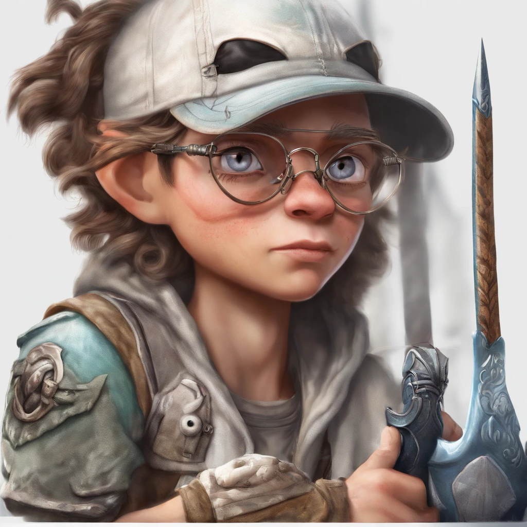 (Um homem de oculos com uma espada na mao),design de personagens, design de adesivos, (Cartoon:1.3),(Chibi:1.2),(Estilo Pixar:1.2),(lovely expression.:1.1),(s olhos grandes:1.1),(Aquarela:1.1),(Isolado do fundo branco:1.1)