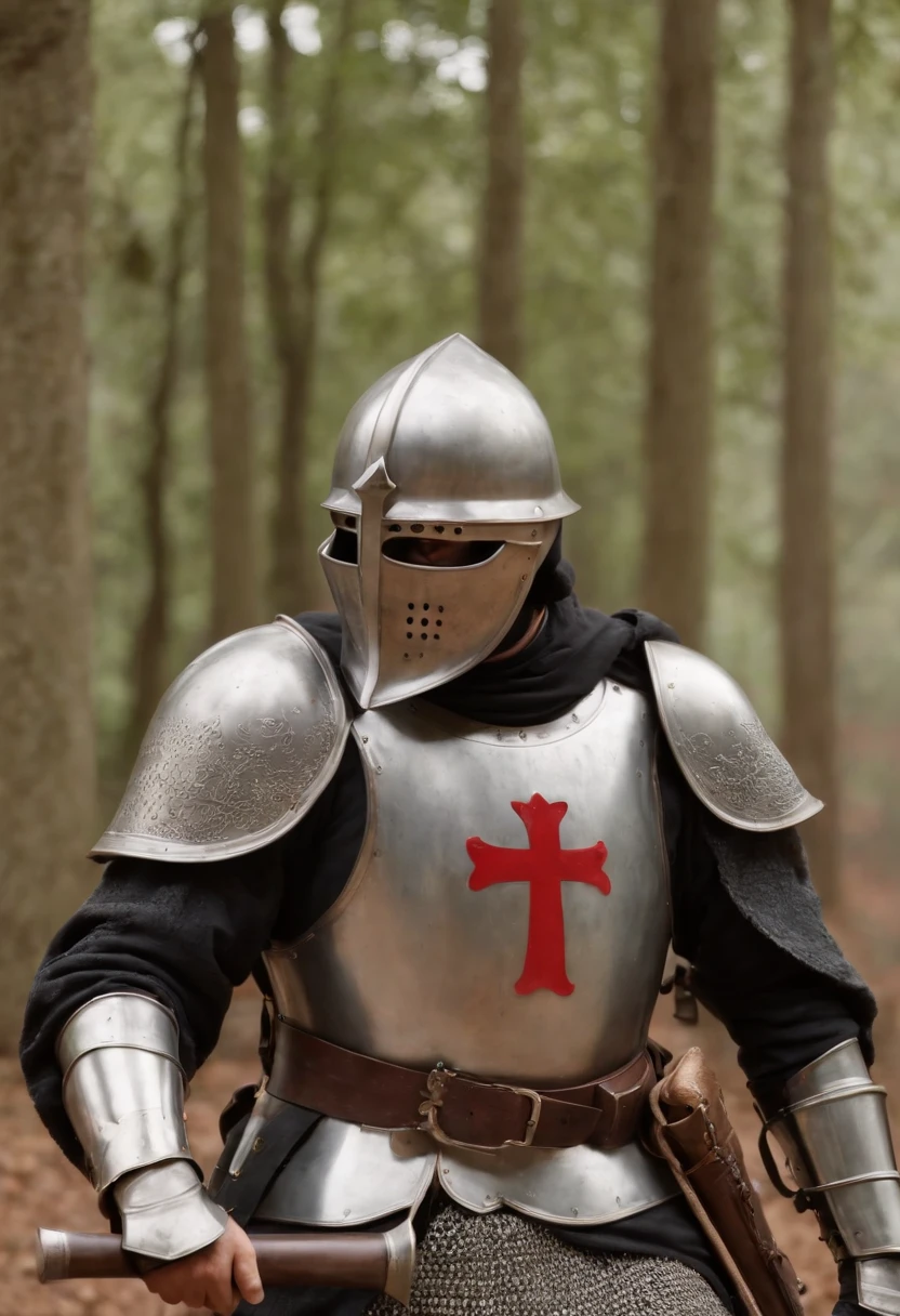 campo de batalha sangrento, soldado com armadura sangue, raios caindo estilo 3D