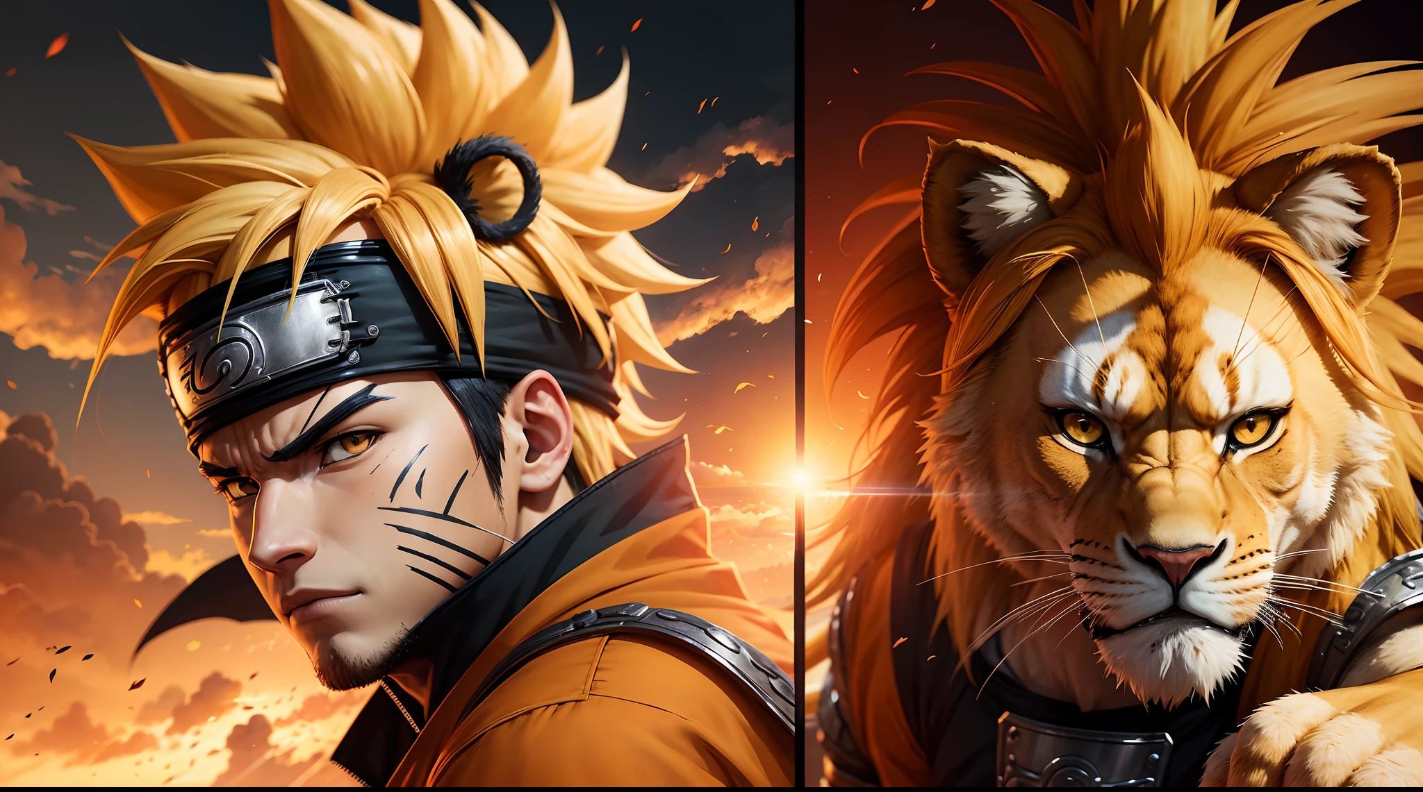 Naruto in Lion Shape?, extremamente realista