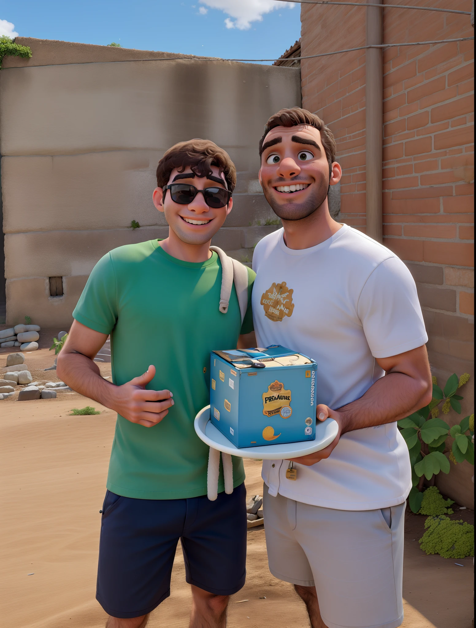 Obra-prima, de melhor qualidade, dois amigos