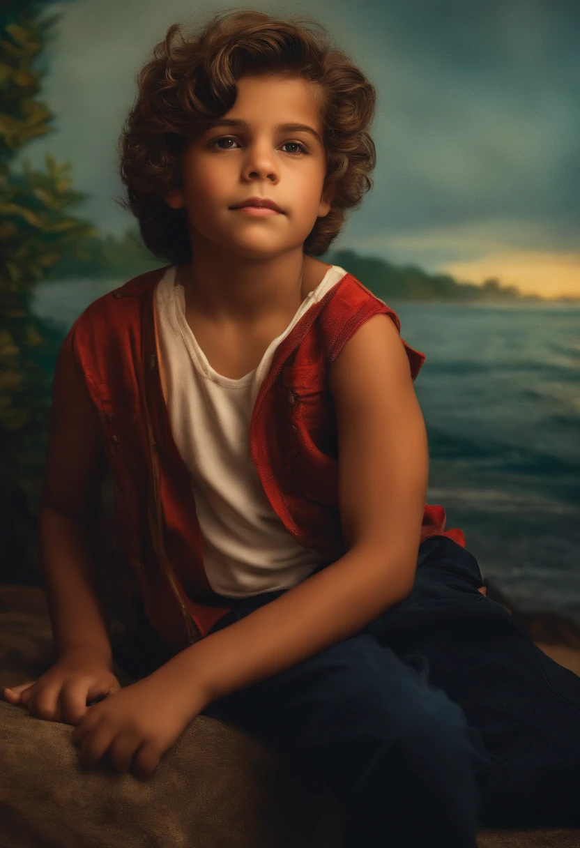 bonito de 13 anos, moreno