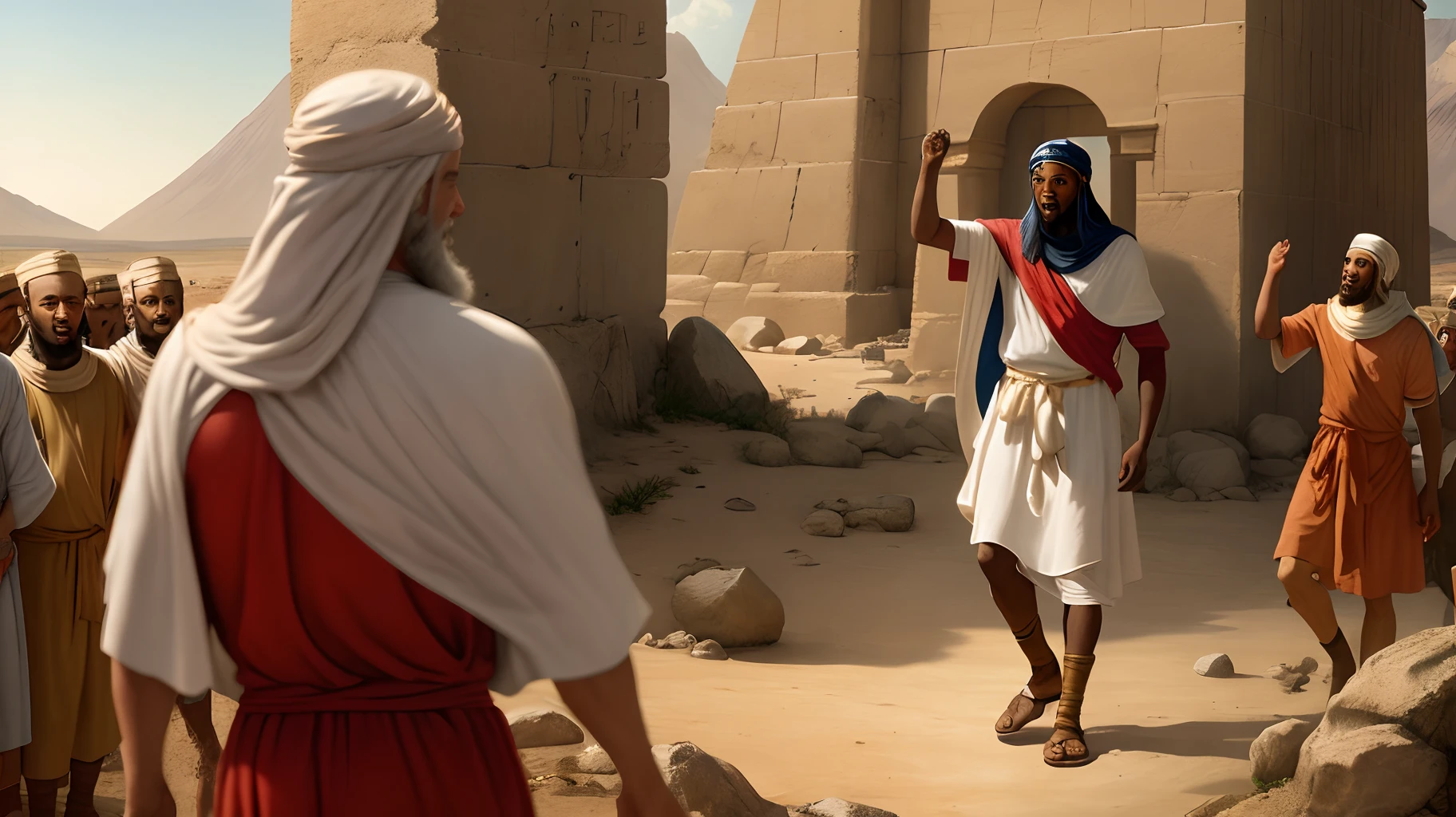 Joshua was born a slave in Egypt, experiencing the liberation of his people under Moses' leadership at the age of 40