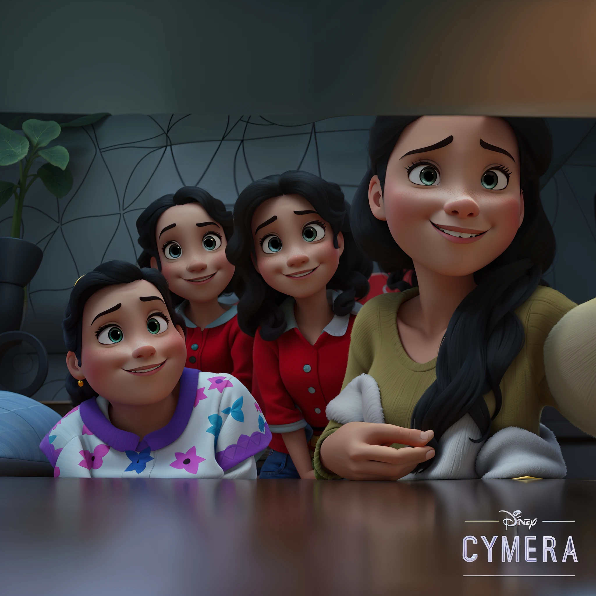 4 mulheres, Disney pixar |