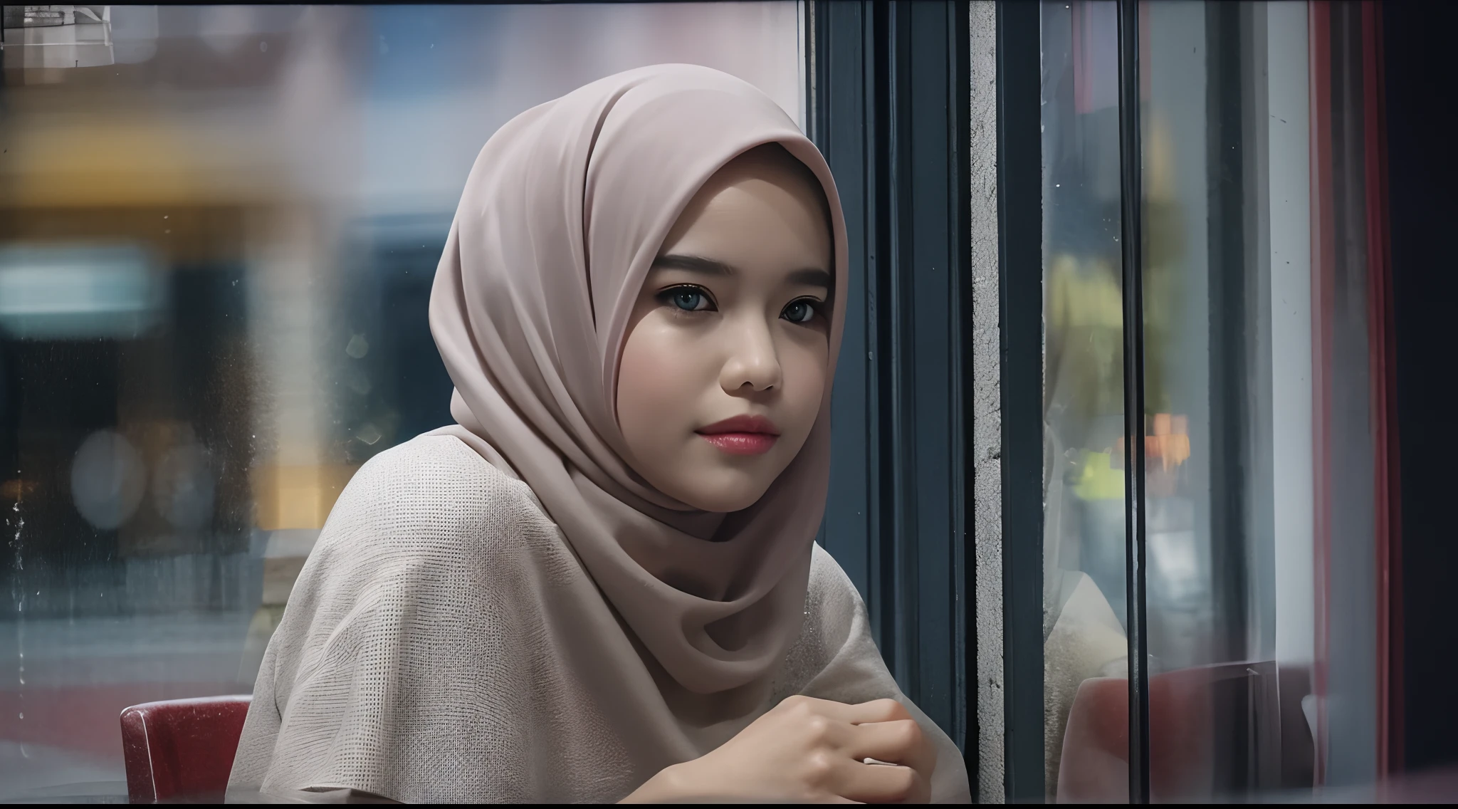 STABLE DIFFUSION 2.1 REALISTIC PHOTOREAL HIJAB, (((cute feelings Loved))) Masterpiece, absurdres,award winning photo, extremely detailed, amazing, fine detail, (extremely detailed eyes:1.125) and face, by lee jeffries nikon d850 film stock photograph 4 kodak portra 400 camera f1.6 lens rich colors hyper realistic lifelike texture dramatic lighting unrealengine trending on artstation cinestill 800 tungsten, beautiful woman, ulzzang-6500, smiling seductively, excited,