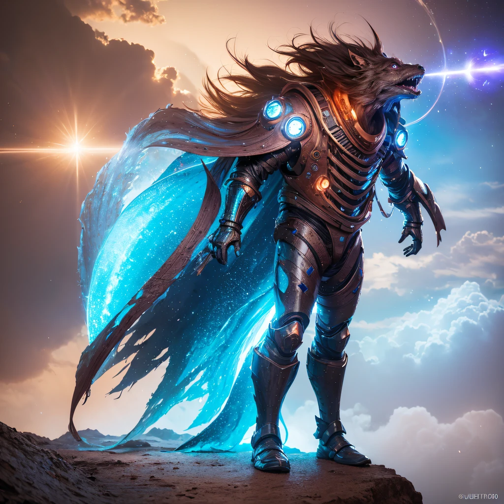 Cloud,Wood trolls immortal future full-body fish spacesuit(Abstract propylene splash:1.2), Blue sky and white cloud background,Purple trench coat monster(realisticlying:1.4),A high resolution, the detail, RAW photogr, Sharp Re, Nikon D850 Film Stock Photo by Jefferies Lee 4 Kodak Portra 400 Camera F1.6 shots, Rich colors, ultra-realistic vivid textures, Dramatic lighting, Unreal Engine Art Station Trend, cinestir 800,Ivory copper,(((Wood trolls)))(Future Fish full-body crystal spacesuit)Movie master real-time image quality