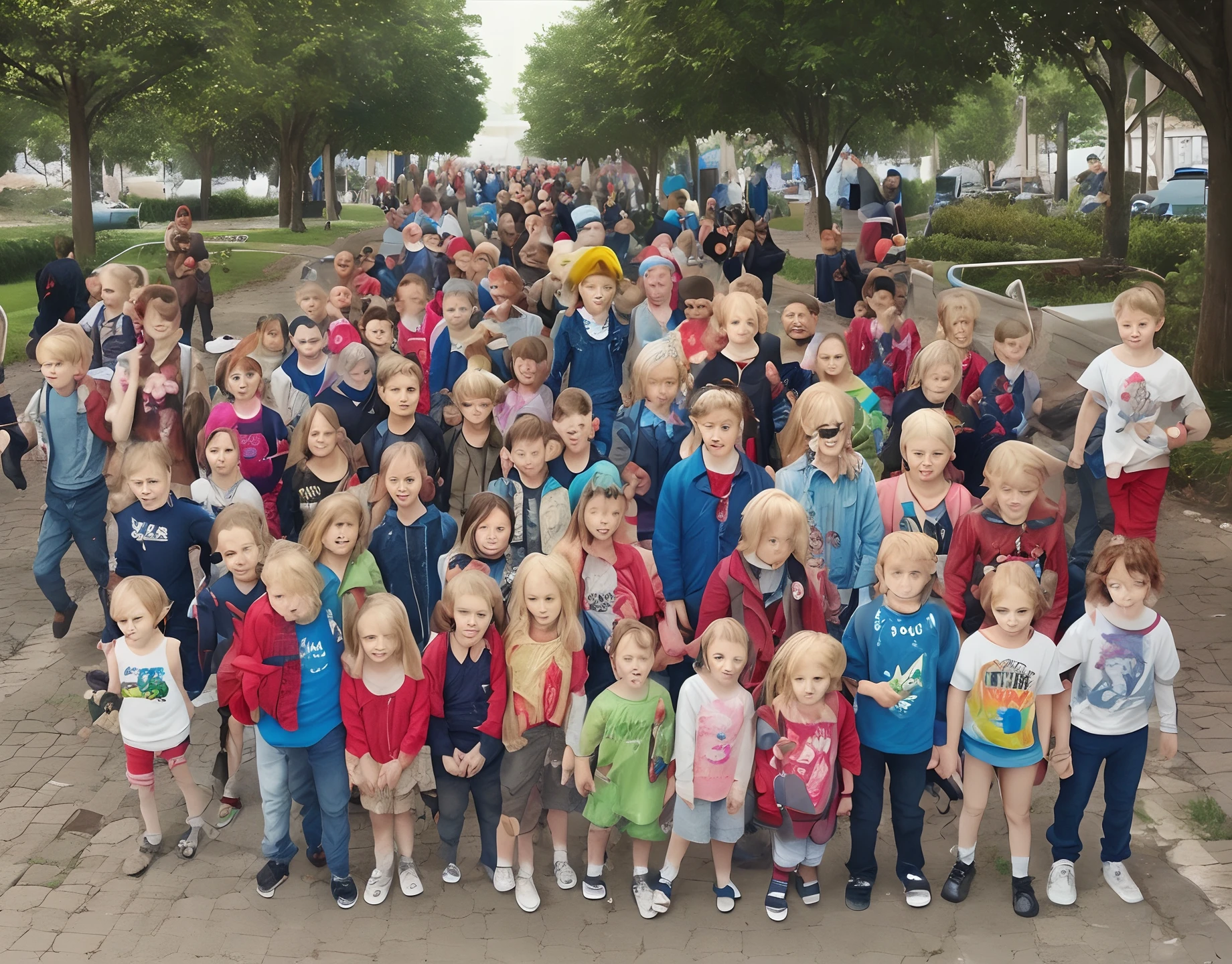 A world where everyone dresses like