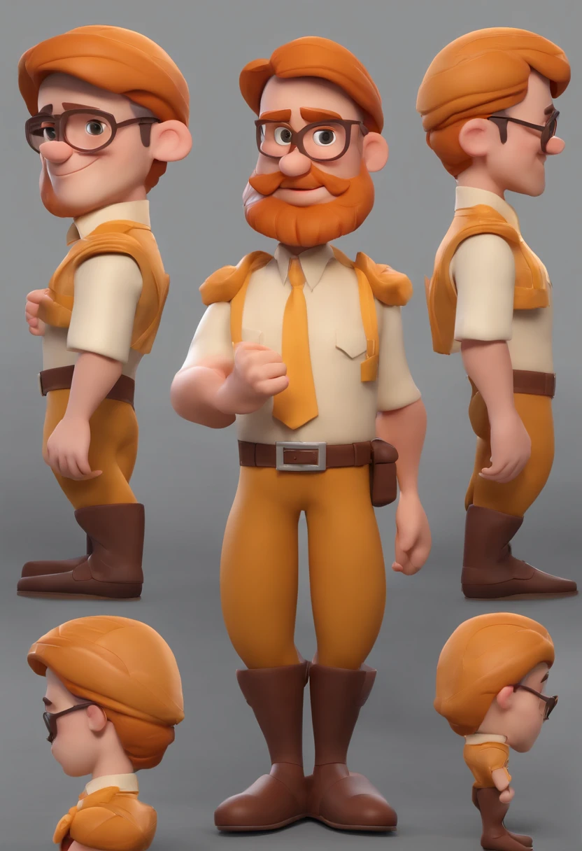 personagem dos desenhos animados de um homem, barba por fazer, without glasses, cor pardo, de terno na sala de aula, animation character, Caractere estilizado, animation style rendering, 3D estilizado, Arnold Maya render, 3 d render stylized, toon render keyshot, Personagem 3D, Personagem 3D, 3d rendering stylized, 3 d character render, personagem de desenho animado, Personagem de close up, Pose de personagem, (Estilo Pixar) (master part:1.2) (Bokeh) (best quality) (pele detalhada) (textura detalhada) (8k) (argila) (Cinematic lighting) (foco nítido
