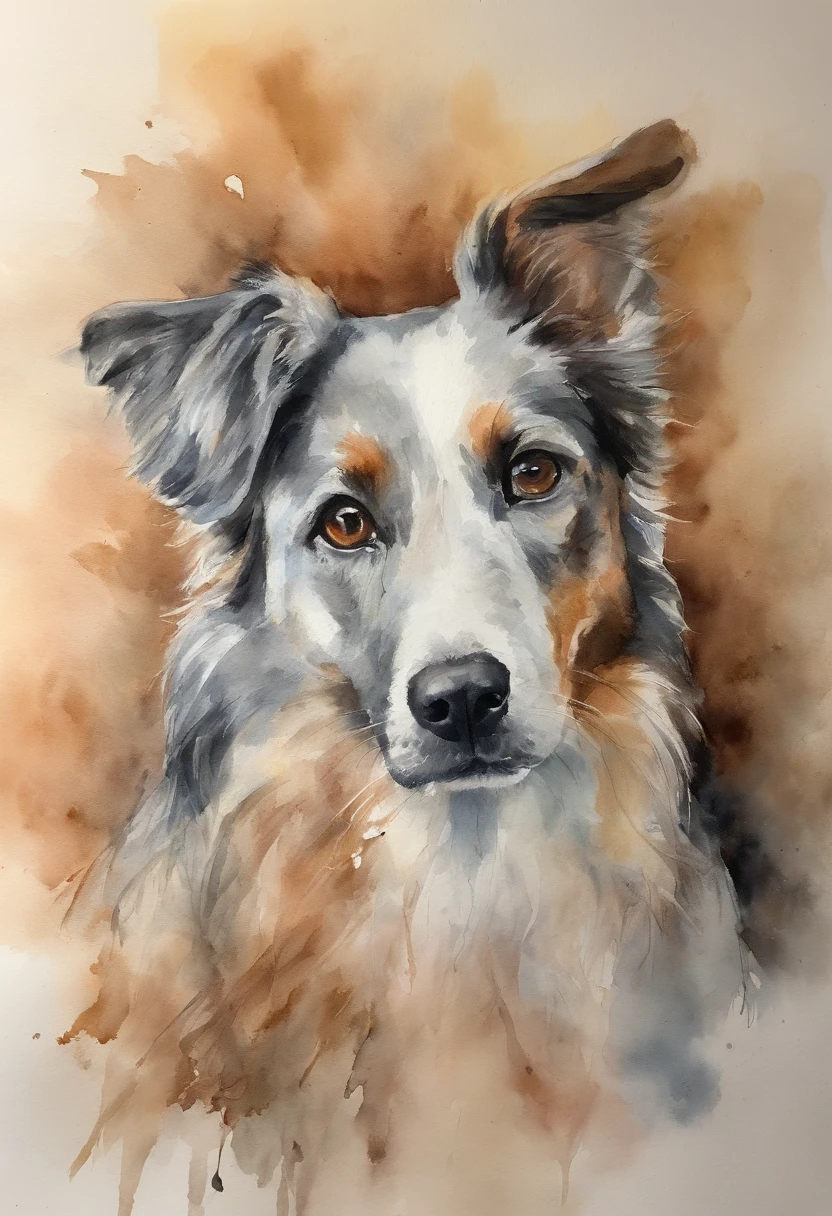et portrait with pet photo owner and owner portrait, Retrato personalizado, pintura em aquarela, Pet Birthday Memorial Gift, arte de parede
