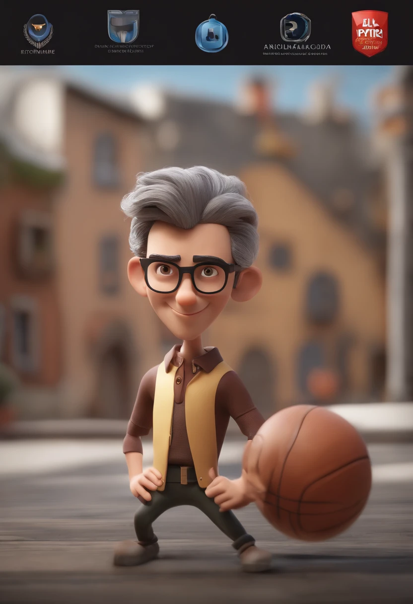 personagem dos desenhos animados de um homem, No glasses and a blue shirt, animation character, Caractere estilizado, animation style rendering, 3D estilizado, Arnold Maya render, 3 d render stylized, toon render keyshot, Personagem 3D, Personagem 3D, 3d rendering stylized, 3 d character render, personagem de desenho animado, Personagem de close up, Pose de personagem, (Estilo Pixar) (master part:1.2) (Bokeh) (best quality) (pele detalhada) (textura detalhada) (8k) (argila) (Cinematic lighting) (foco nítido