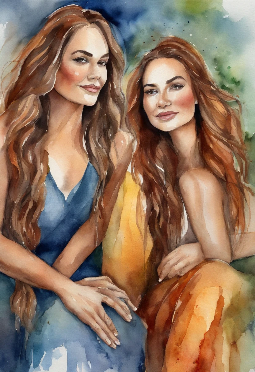 Dos lindas chicas hermosas，Avatar de pareja