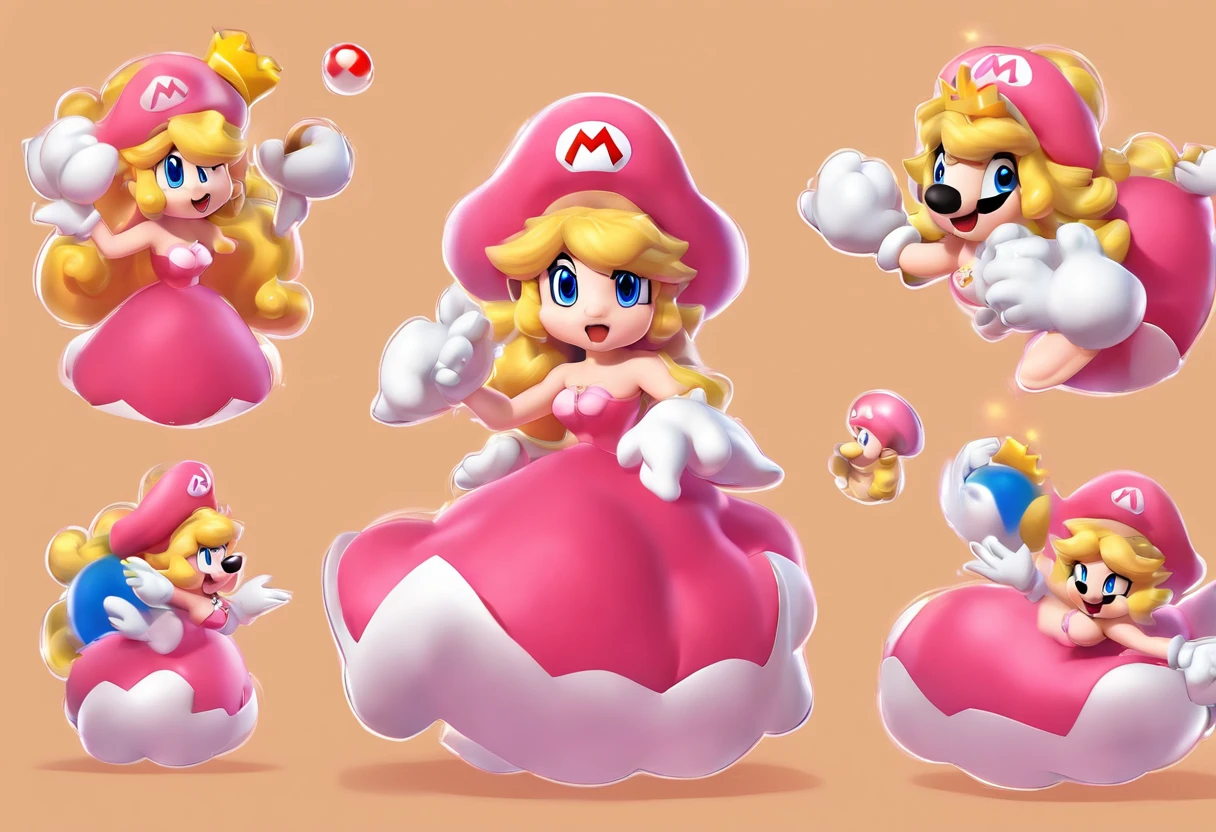 Princess Boo, Boo, Super Mario, NSFW, Busty Princess Peach Clone, Wife Of King Boo