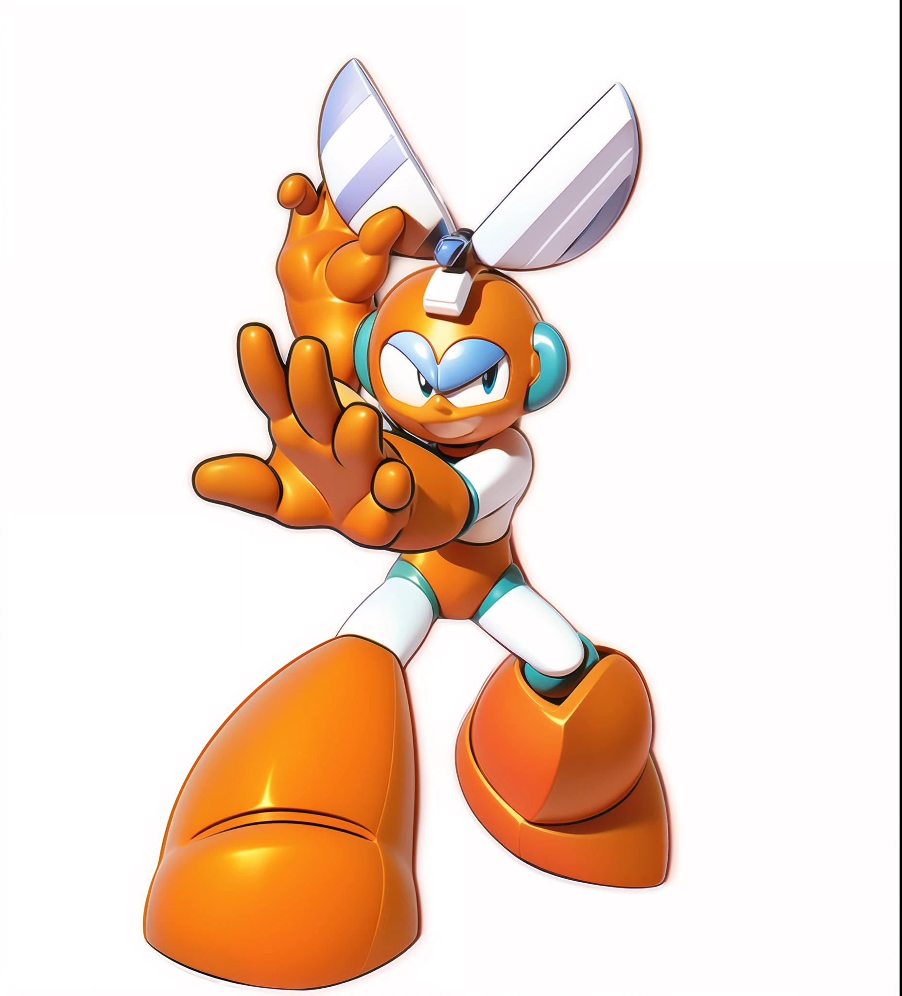 Mega Man X by On Devite, MegaMan, MegaMan, heroic kicking pose, this character has cryokinesis, offcial art, super super dynamic dynamic pose, heroic action pose, heroic masculine pose, fightingpose, Humanoid form, hero pose, inspired by Kōno Michisei, attack pose, Fighting posture, official character art, MegaMan,。.3D