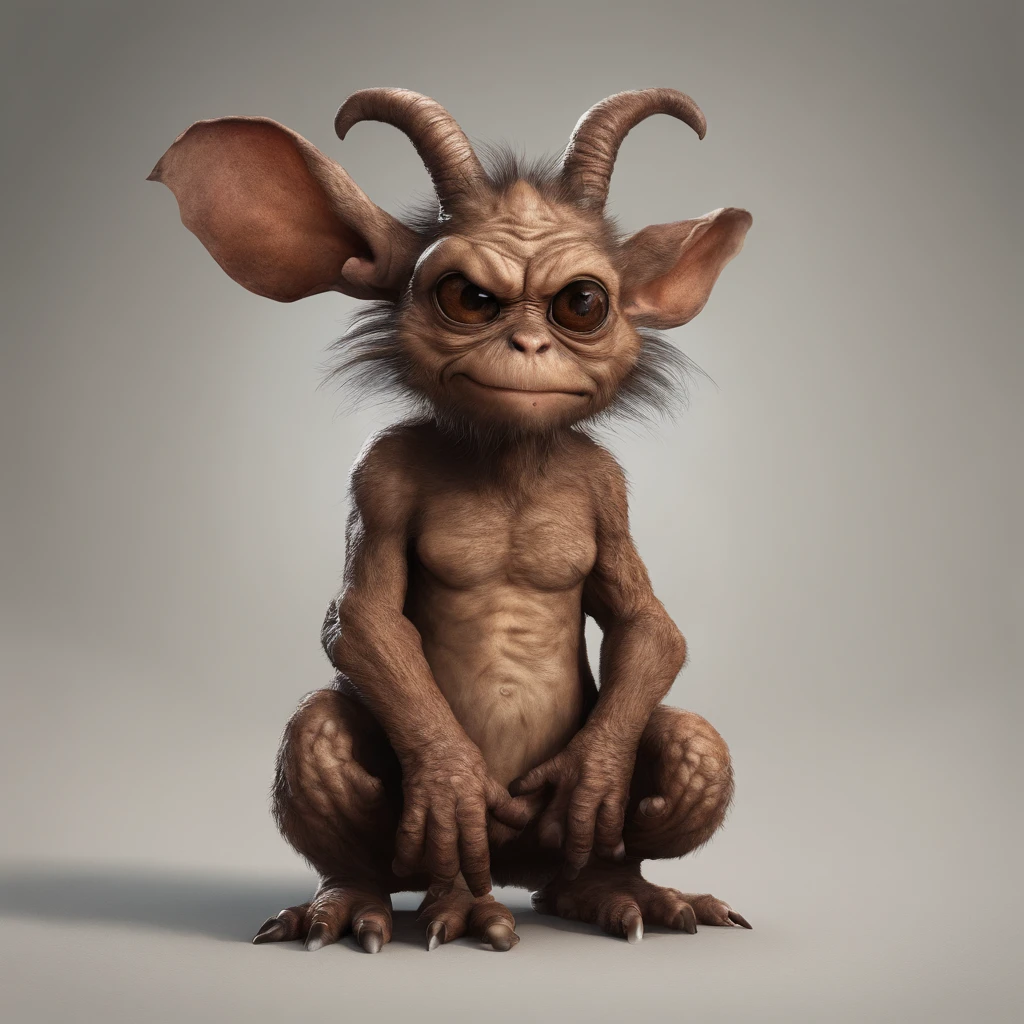 Close-up of Gregorio, with a panic expression, looking at his new limbs: six thin, hairy legs.