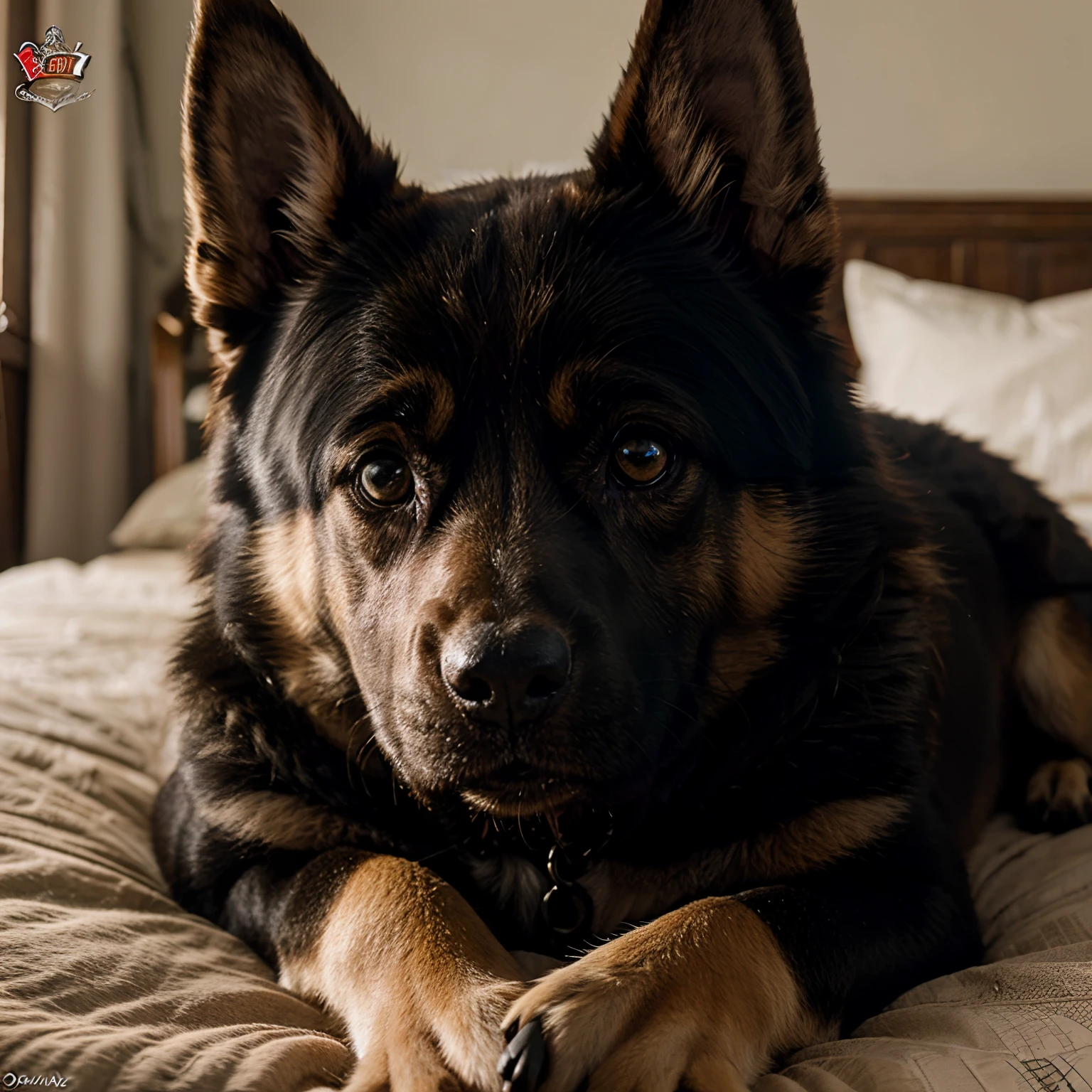 German shepherd dog on cover of disney movie named “Bruno”