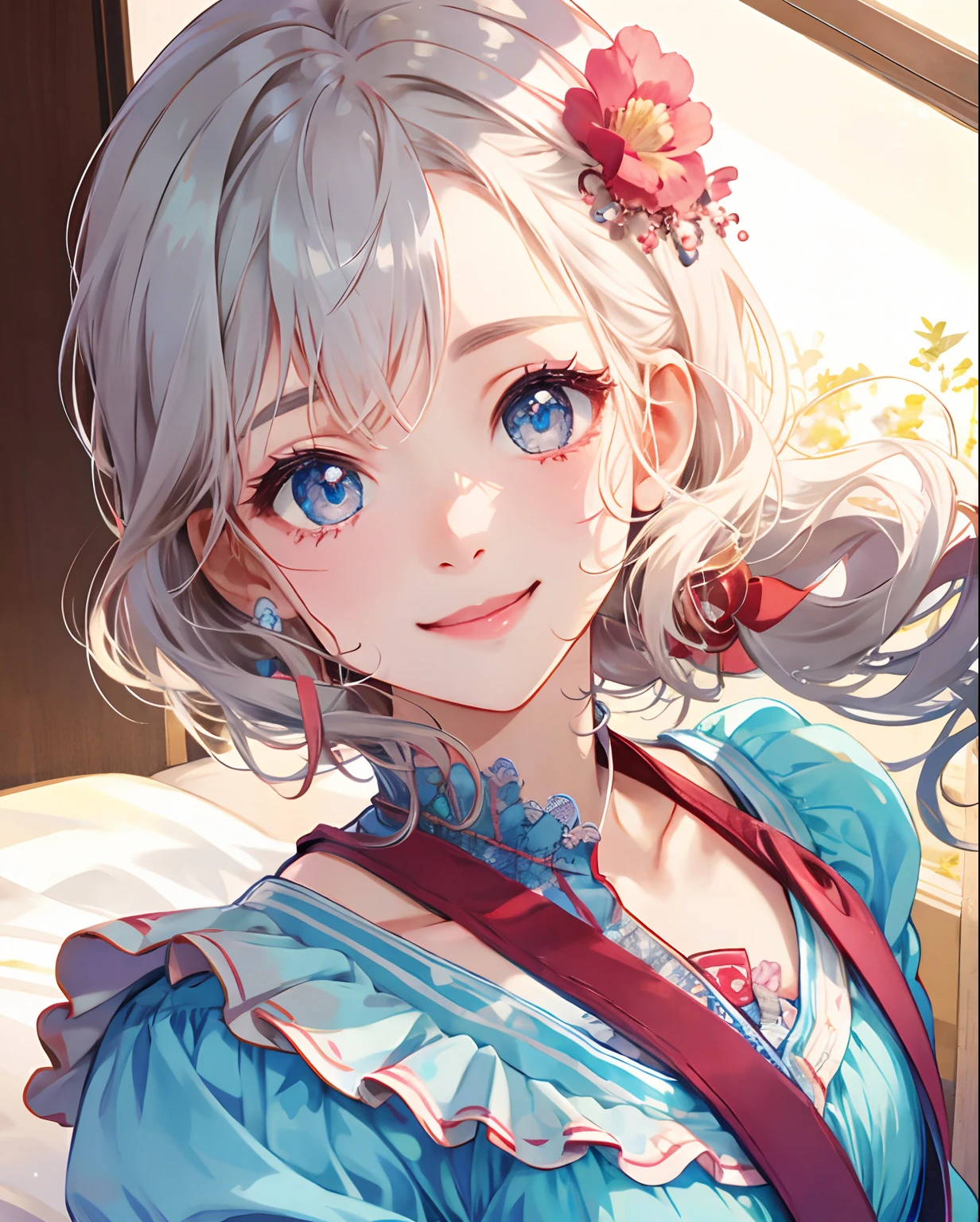 Realistic、Kawaii Girl、Beautie、beautiful
Detailed eyes、Characteristic lashes、Beautie、adolable、
Smiling Beauty、Adorable eyes - Grabbed and rubbed breasts