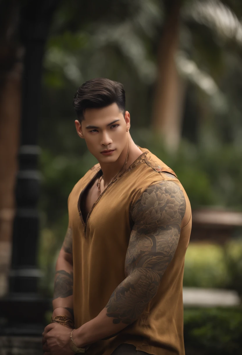 sozinho, Foco masculino, (master part, Ultra Qualidade, high resolution, 8k, intrincado: 1.2), (Rosto detalhado:1.2), Handsome, Jovem coreano , , pele detalhada, 1st grade, ((Realistic)), (rastejando de quatro, Ajoelhado),not shirt