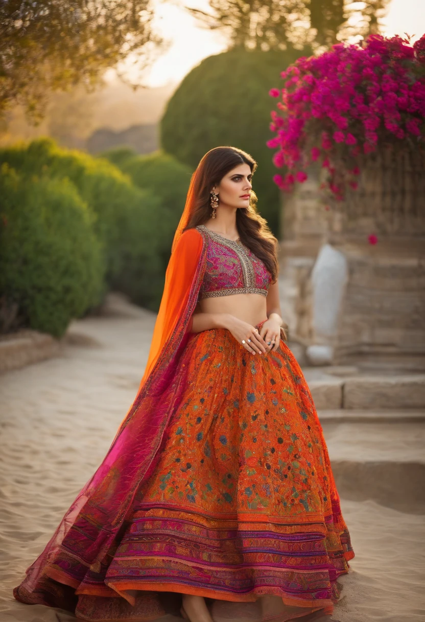 Alexandera daddario wearing sexy afghan dress