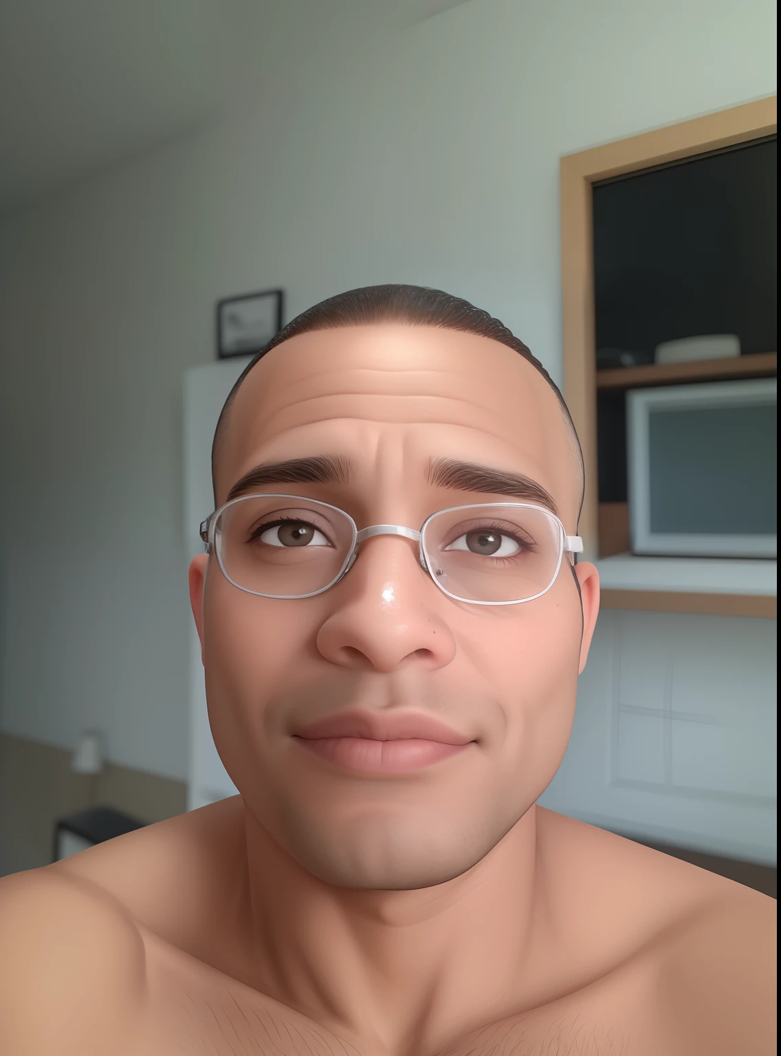 There is a man in glasses and a shirt as he poses for a photo, imagem frontal, (38 anos), Homens de 45 anos, Homem de 4 0 anos, 38 anos, Homem de 5 0 anos, david rios ferreira, icaro carvalho, 3 6 anos, Carmelo Blandino, salvador, Miguel Iglesias, rosto oval