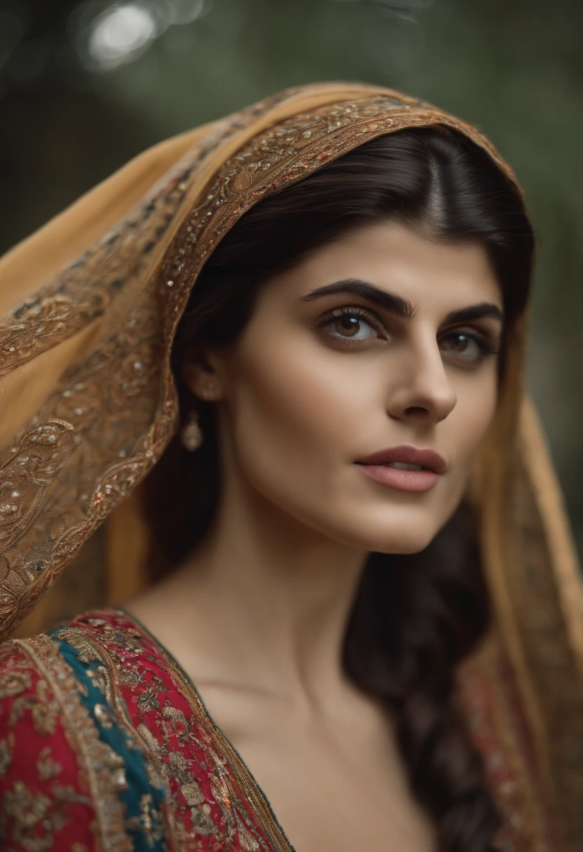 Alexandera daddario wearing Turkish hijab nude boobs