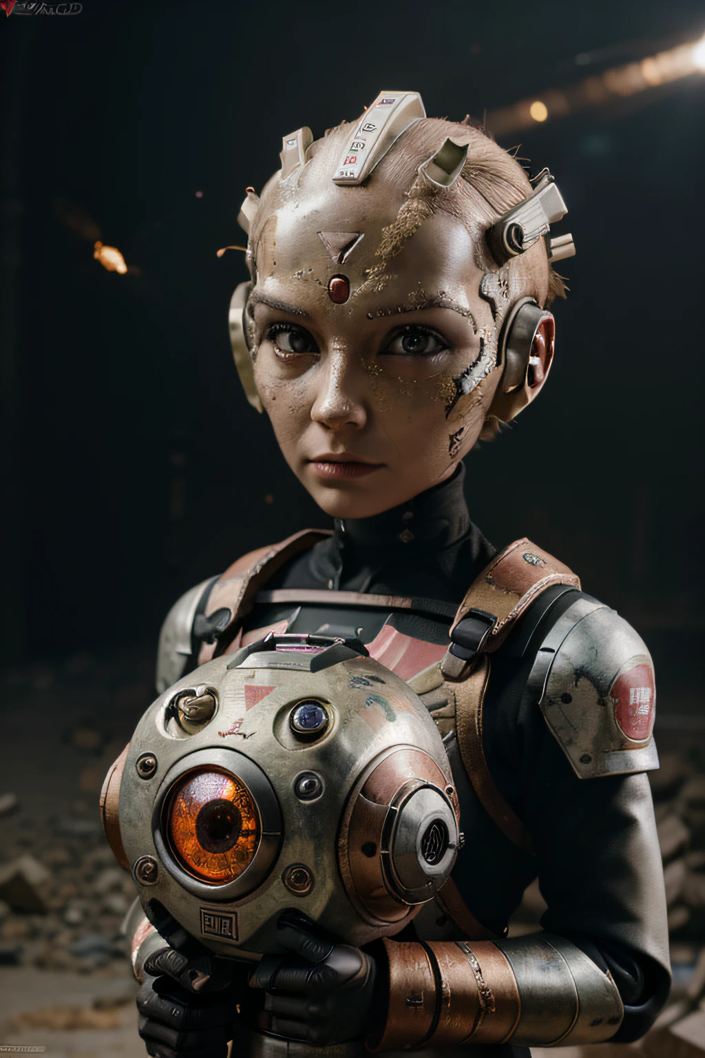 A close up of a person in a suit holding a ball - SeaArt AI