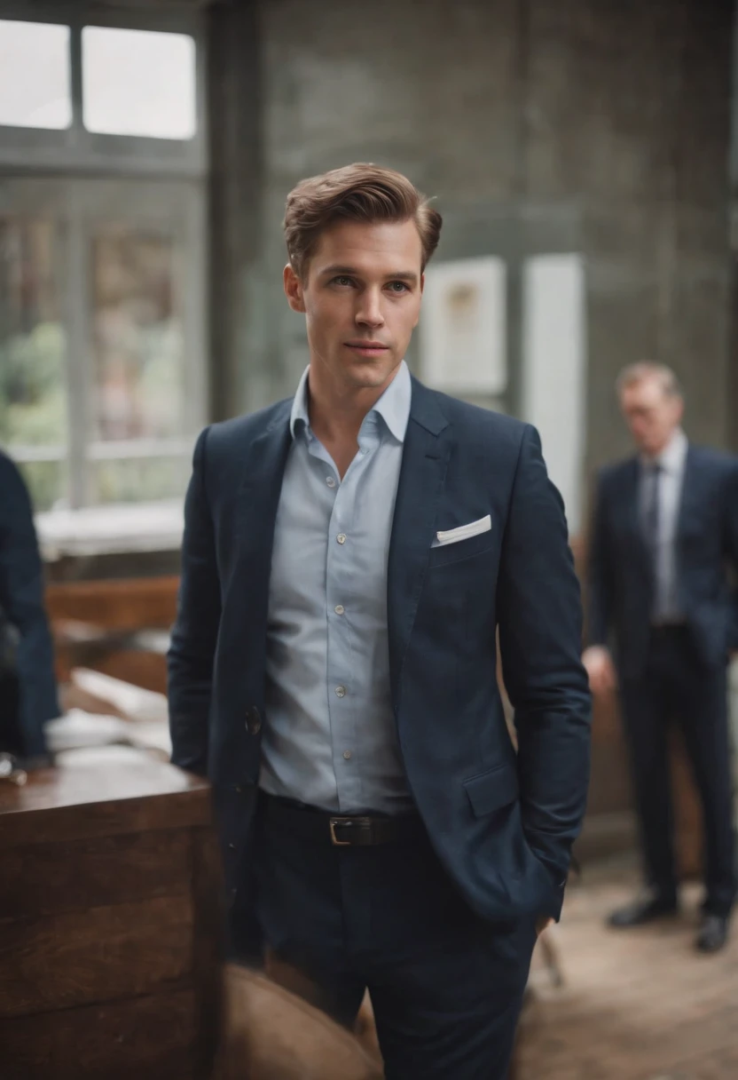 Tragen eines Anzugs 80er Jahre, Suits, Wearing suits!, Tragen eines Business-Anzugs, Businessmen, Tragen eines Anzugs, gut gekleidet, Herr,