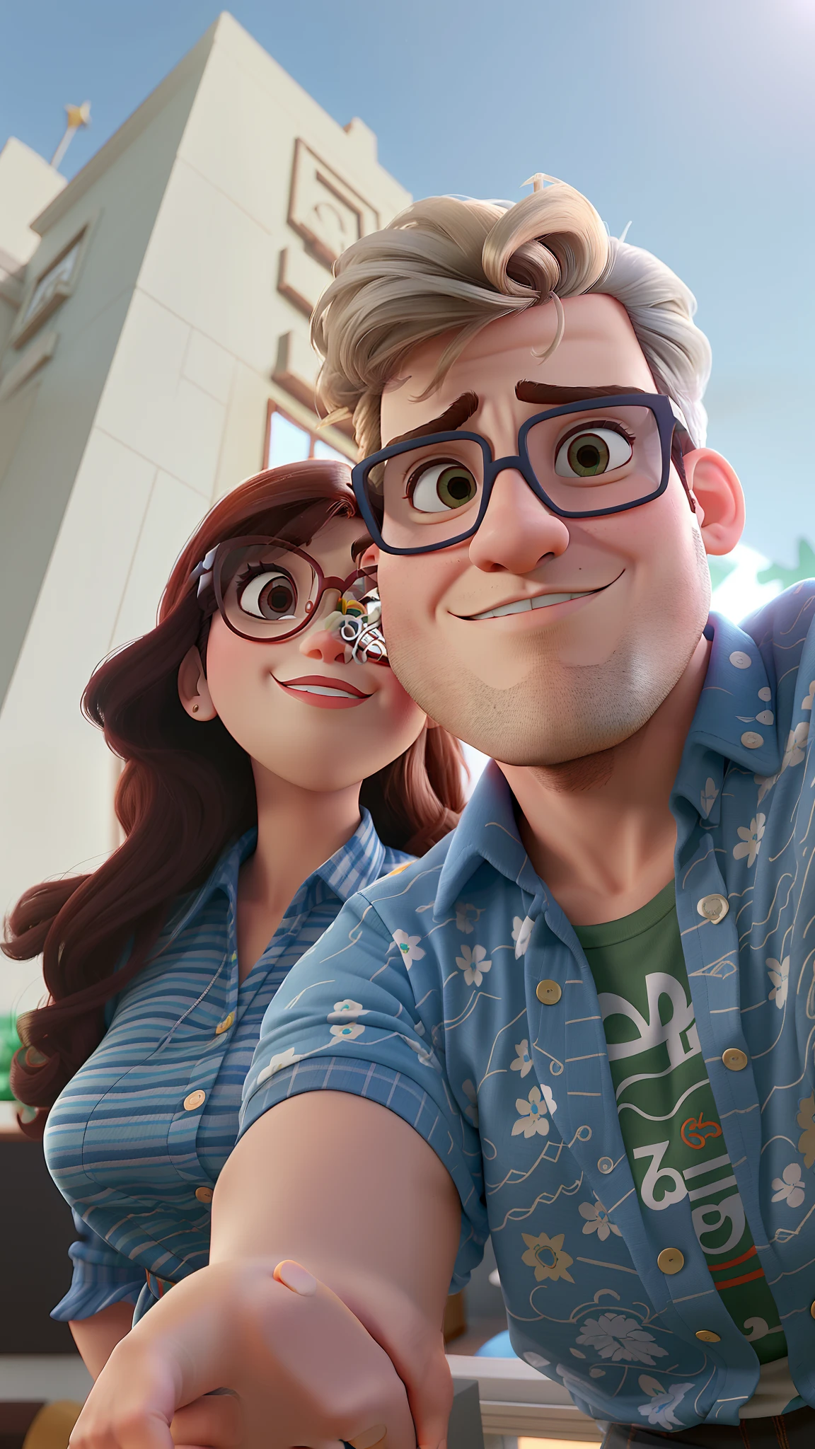 Estilo Pixar, alta qualidade