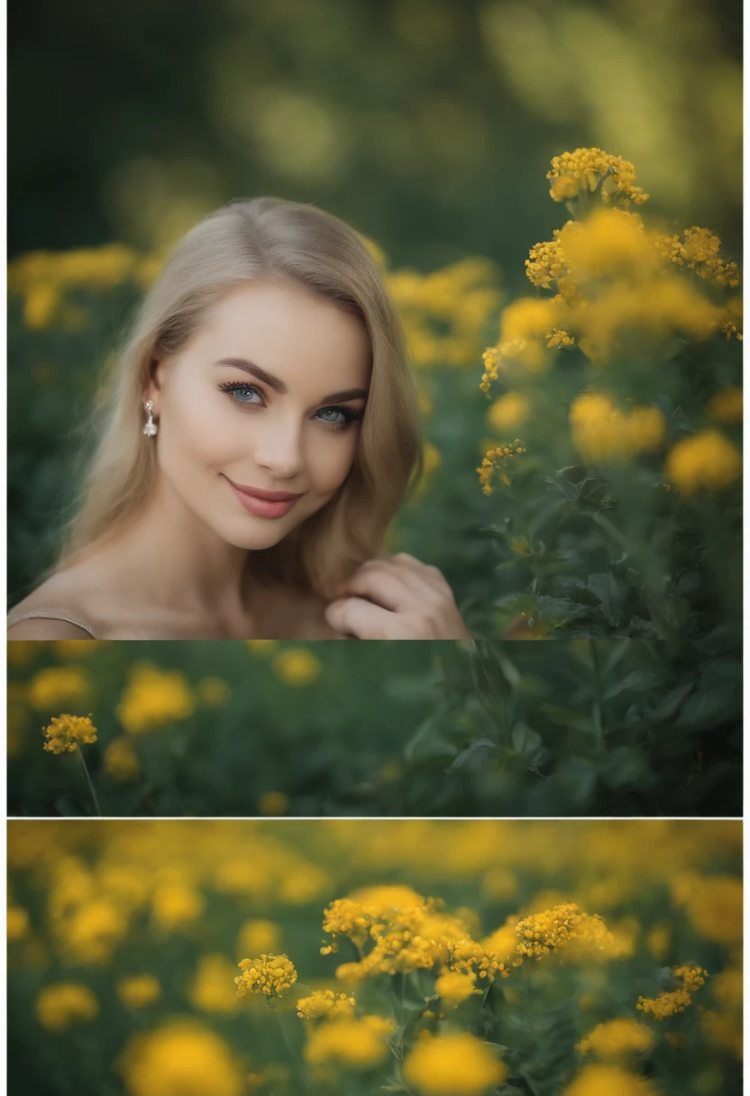 W pełni afgowana kobieta, seksowna dziewczyna z niebieskimi oczami, ultrareaborowa, skrupulatnie szczegółowa, portretowe błoto sophie, blond włosy i duże oczy, selfie młodej kobiety, oczy w sypialni, fioletowe miery,  naturalny makijaż, patrząc bezpośrednio na kamerę, twarz z artgramem, subtelny makijaż, oszałamiające pełne ciało, ułożone w łóżko, w sypialni, naga
