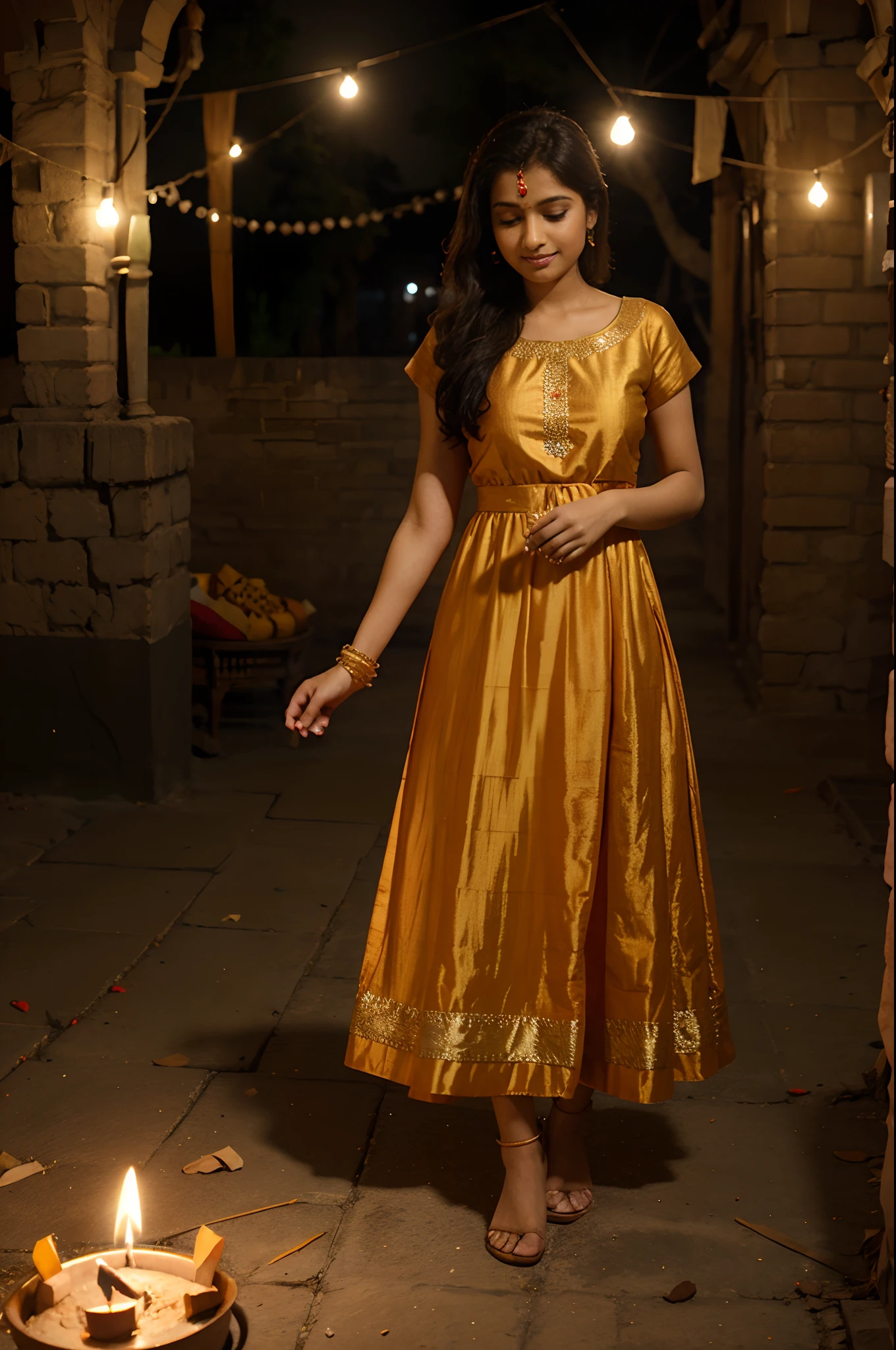design a dress for hindu festival diwali