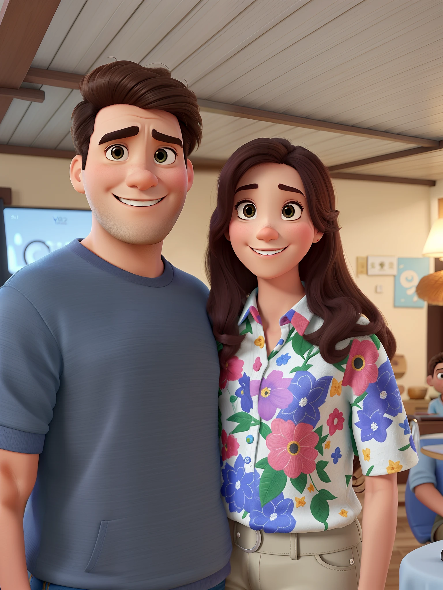 Estilo Pixar, alta qualidade