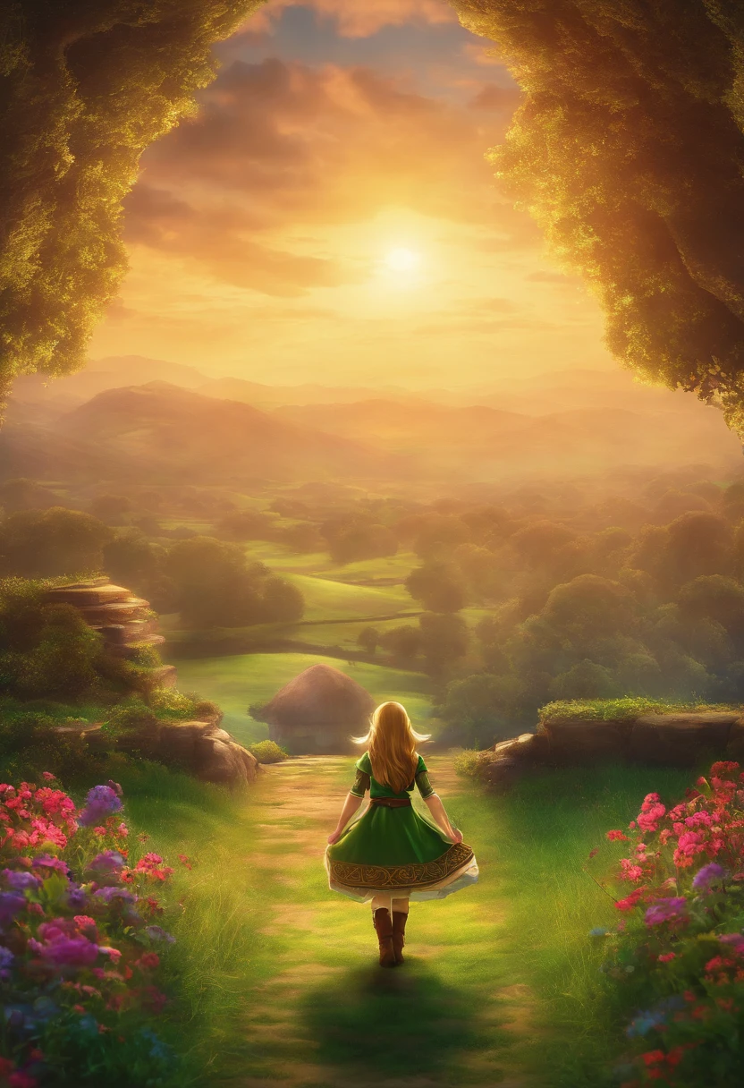 master part, Melhor_qualidade, 1girl, sozinho, Princesa Zelda, Nintendo, A Lenda de Zelda, ALBW