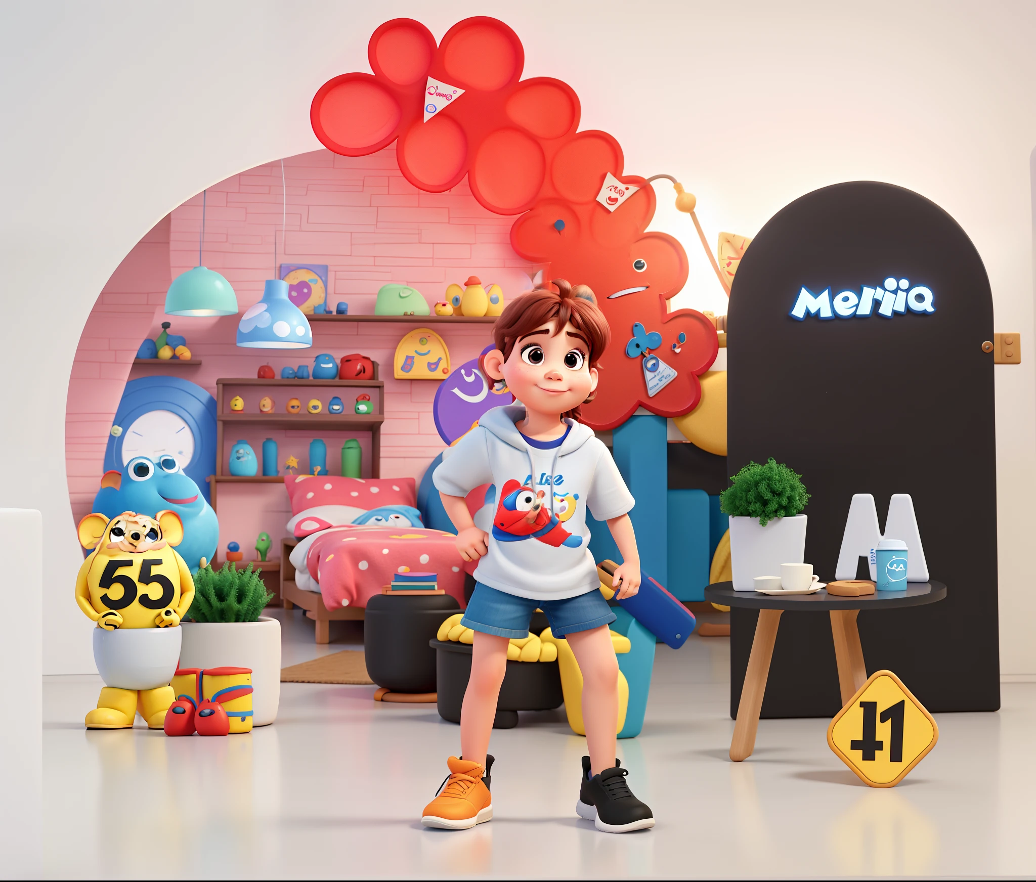 40-year-old father, 9-year-old son, jugando juegos de mesa futurista, el juego es un holograma, muy colorido, Neones, juego detallado, las fichas flotan, brillos, bright illumination, juego detallado, juego 8k, Altamente definido, rostro detallado, cabello detallado, gueo, produce dest3ellos de luz, rostros detallados, poros visibles, iluminacion calida, brillante, rostros perfectos