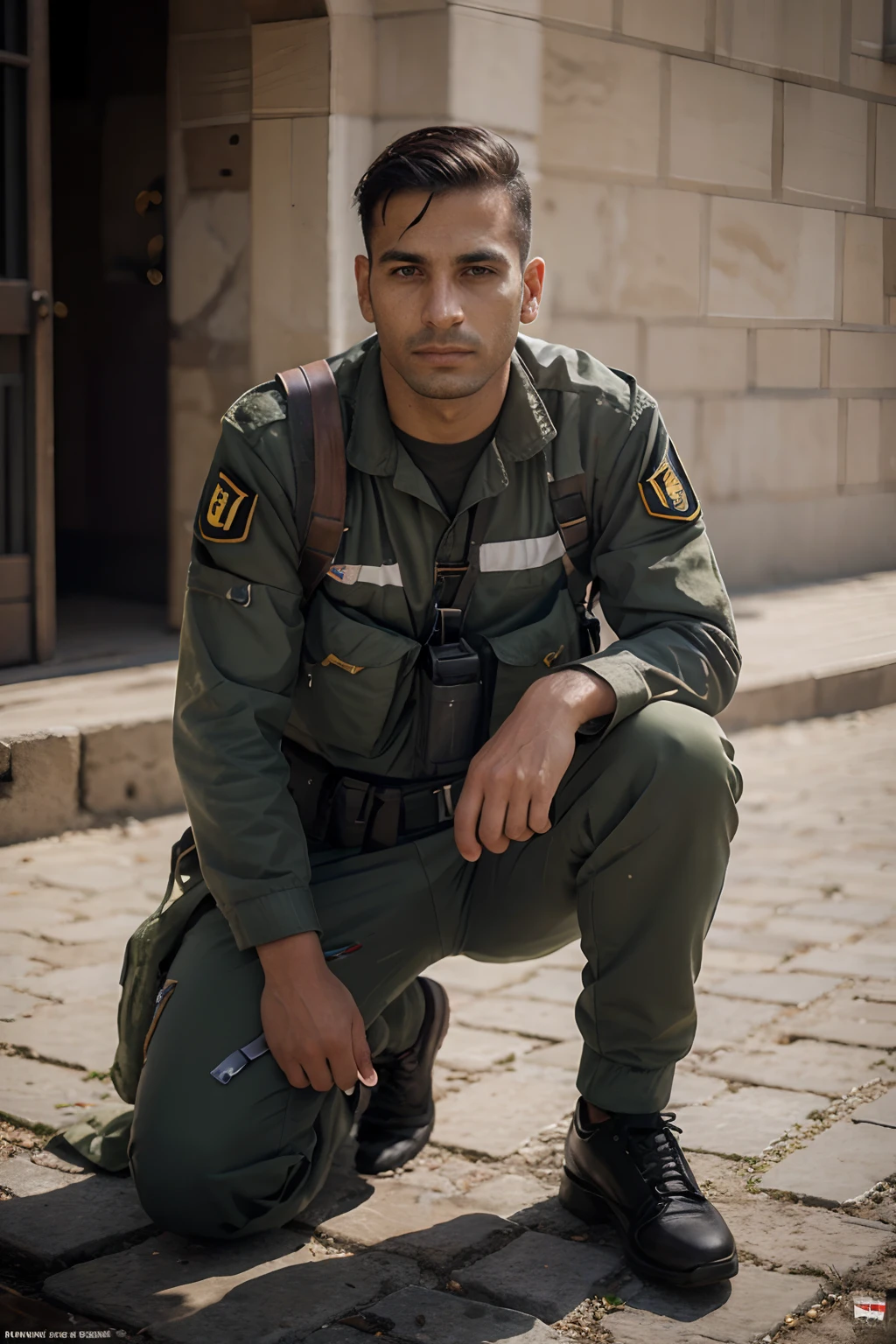 soldado de israel , fotografia detalhada