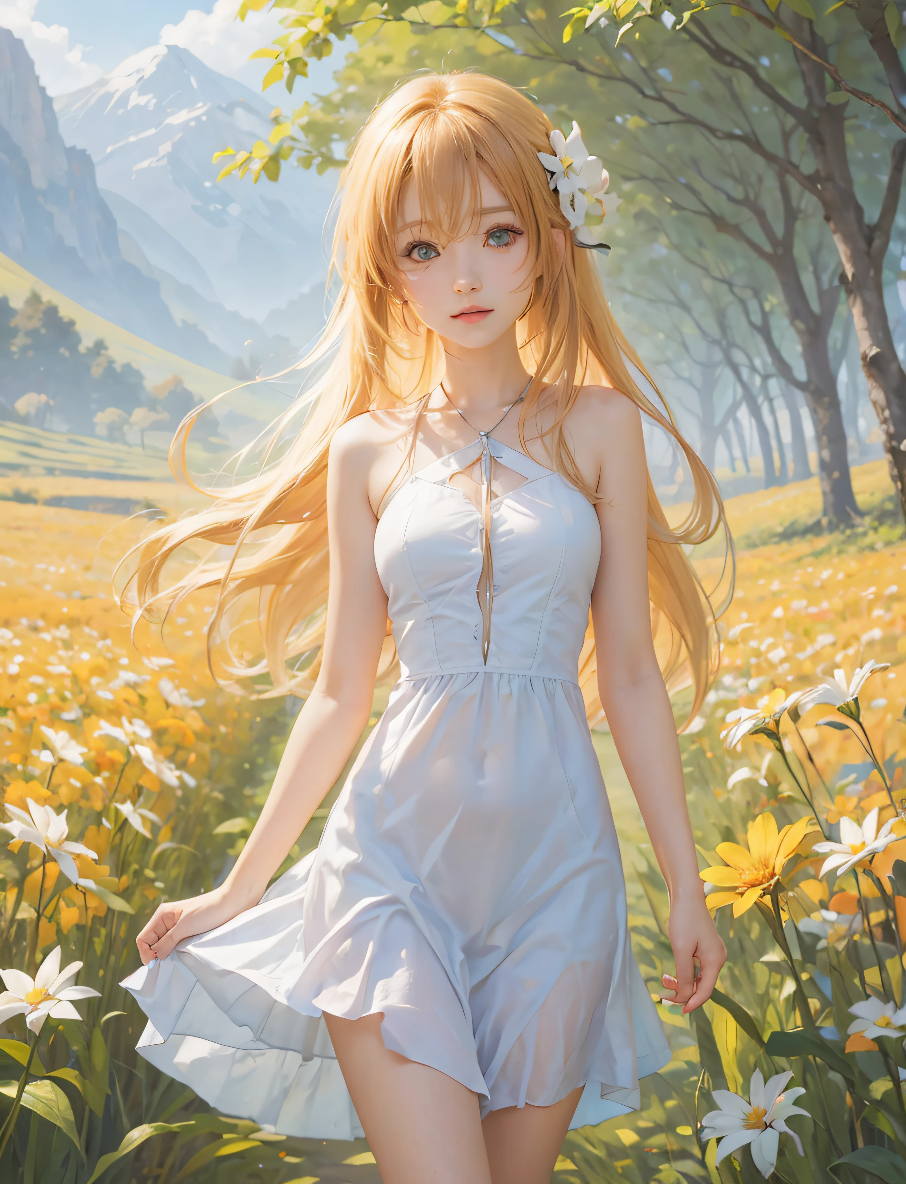 Realistic, Asuna Yuuki, ultra detalhe ,olhos azuis, queixo fino