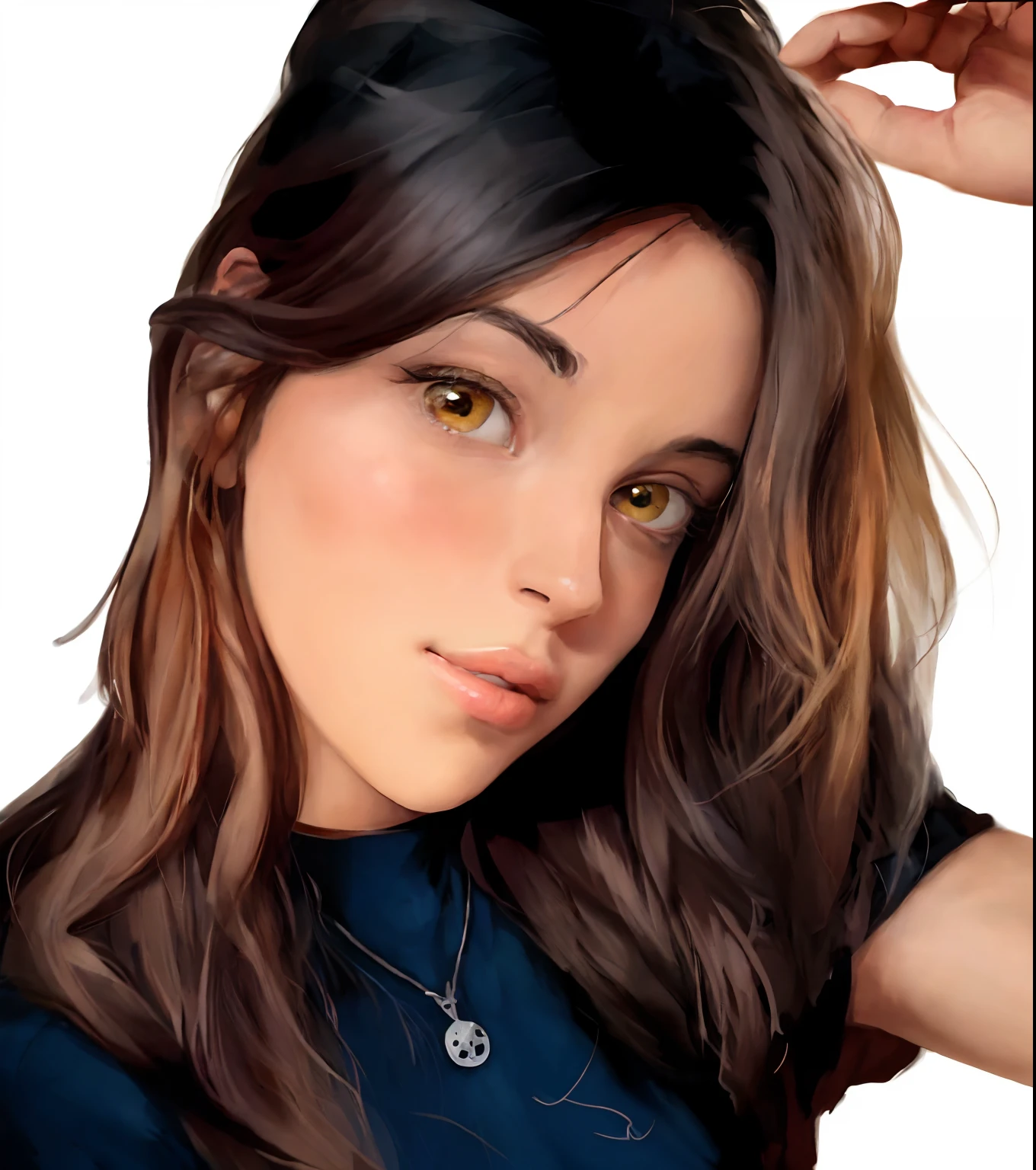 pintura digital dos desenhos animados, pintura digtial, pintura digital brilhante, estilo de arte fotorrealista, Retrato NFT, retrato digital, pintura digital realista, retrato colorido