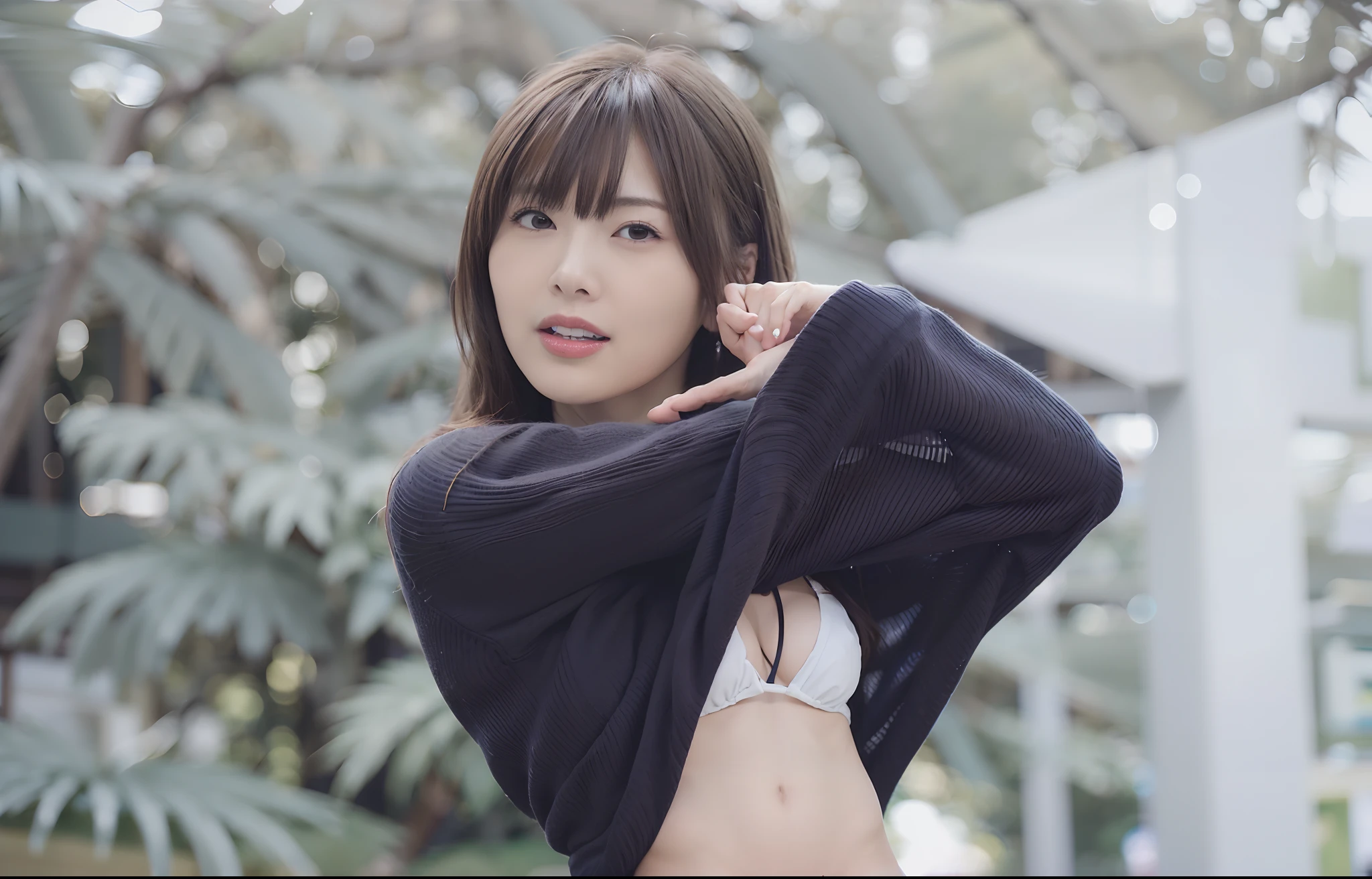 there is a woman that is posing for a picture in a bikini, Young Sensual Gravure Idol, Young Pretty Gravure Idol, Young skinny gravure idol, Japanese Models, Realistic Young Gravure Idol, Young Gravure Idol, zora々Shishi Japan of Girls, sophisticated gravure idol