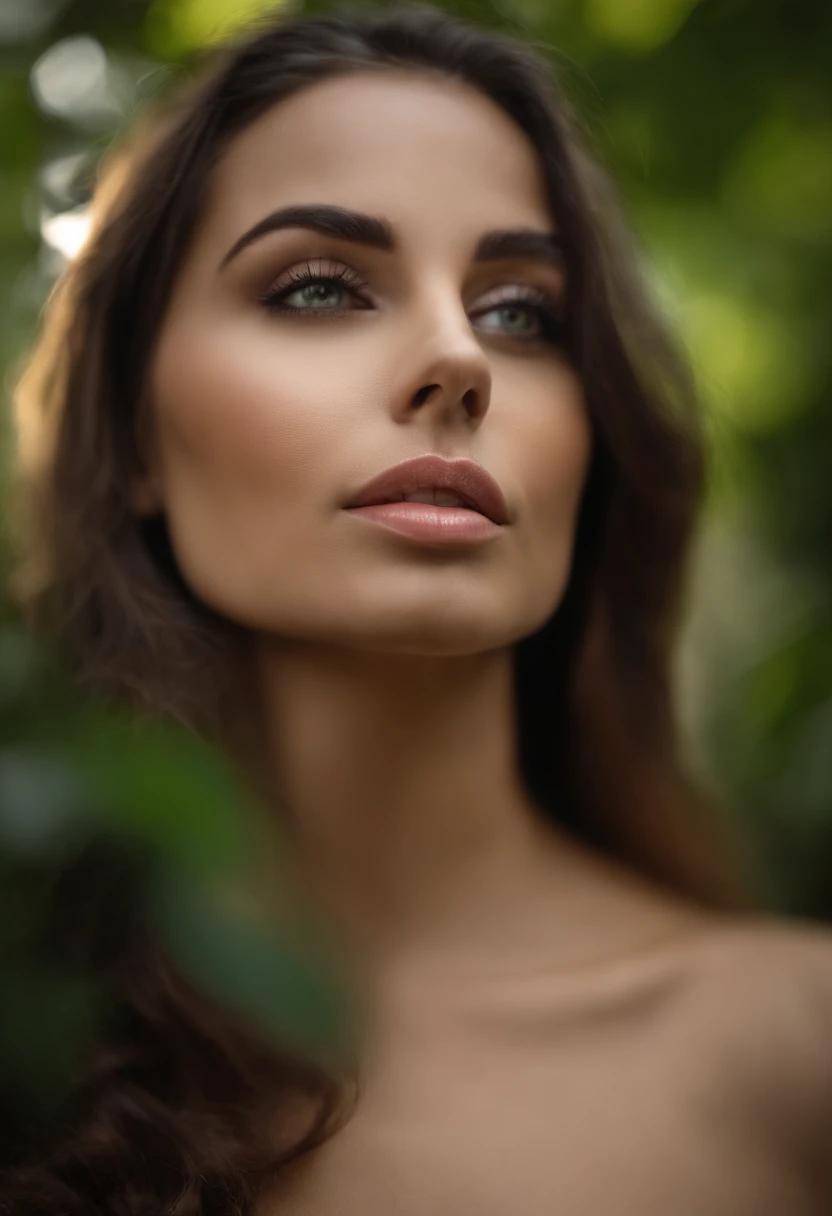 Foto de mulher ucraniana. Adapta-se ao rosto. 25 anos, Queixo afiado, Foto RAW, master part, foto altamente detalhada, DSLR, fotorrealista 3.9, Ultra high resolution, Qualidade Superior, pink lips, maquiagem perfeita, Big, olhos verdes brilhantes, Branco