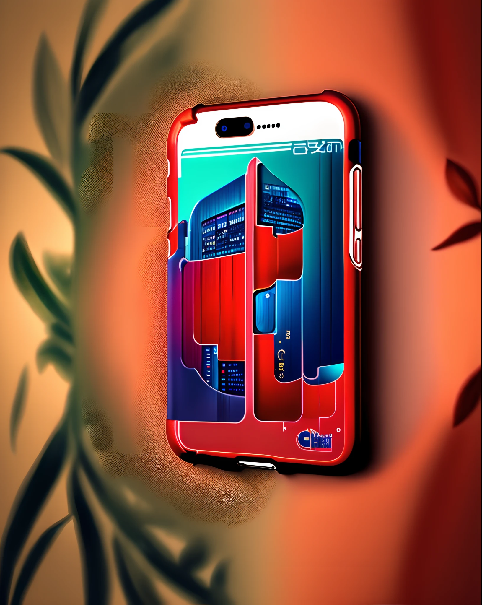 a phone cover advertisement that includes the culture of chile