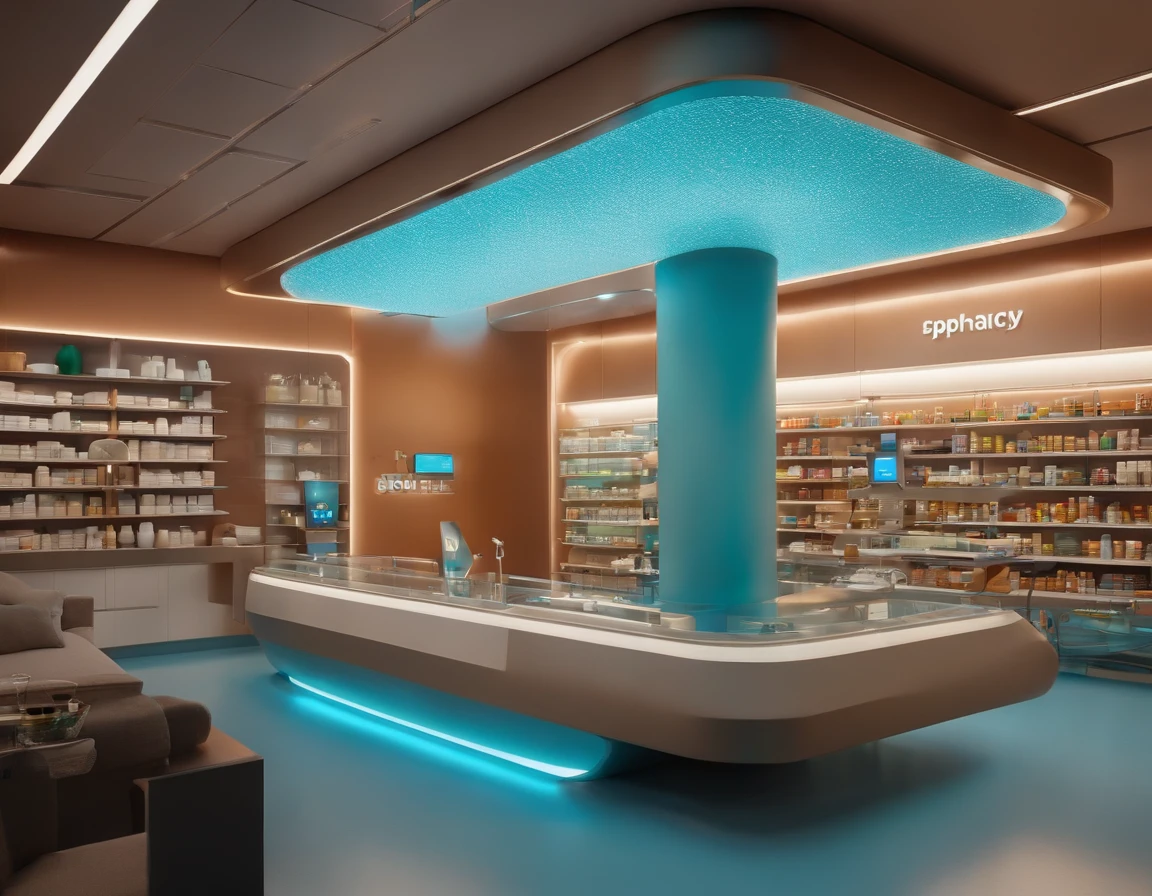 Um arquiteto de sonhos futurista, mas realista, inspired by Pixar animation, de perto. The character takes center stage with captivating facial expressions, oferecendo um toque de irrealidade. pharmacy, medical products, suplements, health and beauty