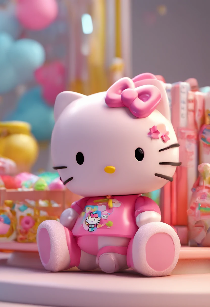 hello kitty holding the name kalli