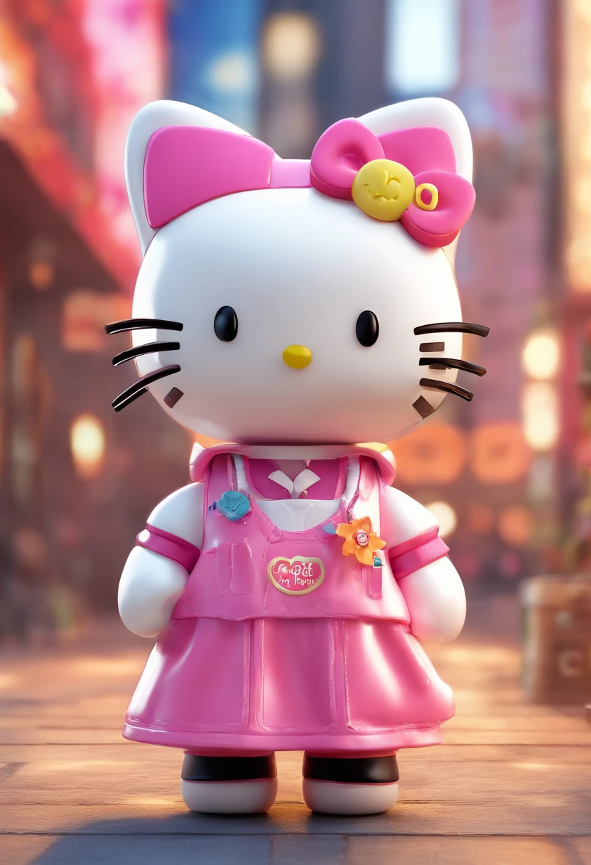hello kitty holding the name kalli