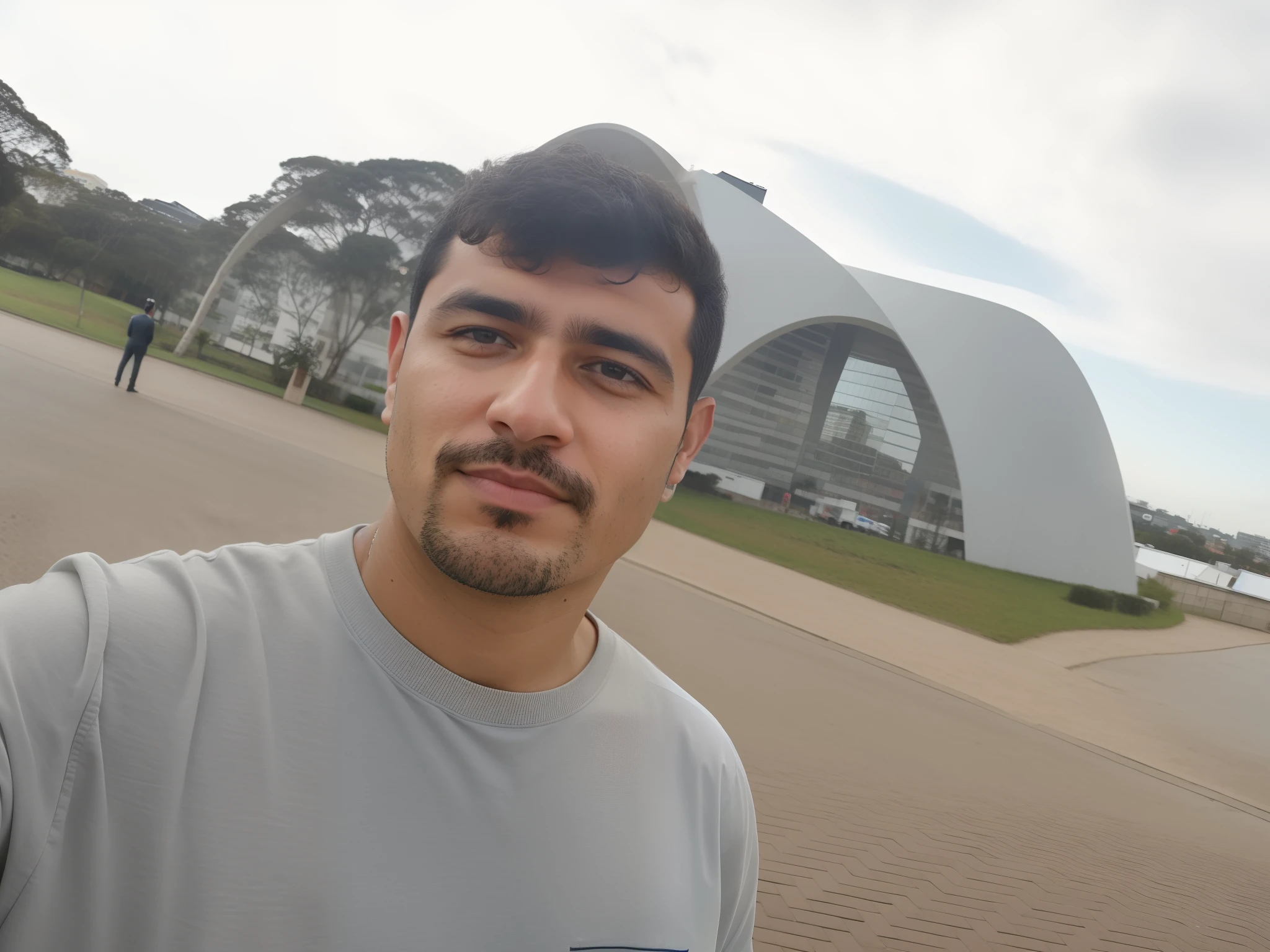 there is a man that is standing in front of a building, david rios ferreira, foto realista, 8k selfie photograph, photo taken in 2 0 2 0, edu souza, Simon Hollosy, a photo of a man, in sao paulo, photo of a man, photo from 2022, icaro carvalho, profile image, avatar image